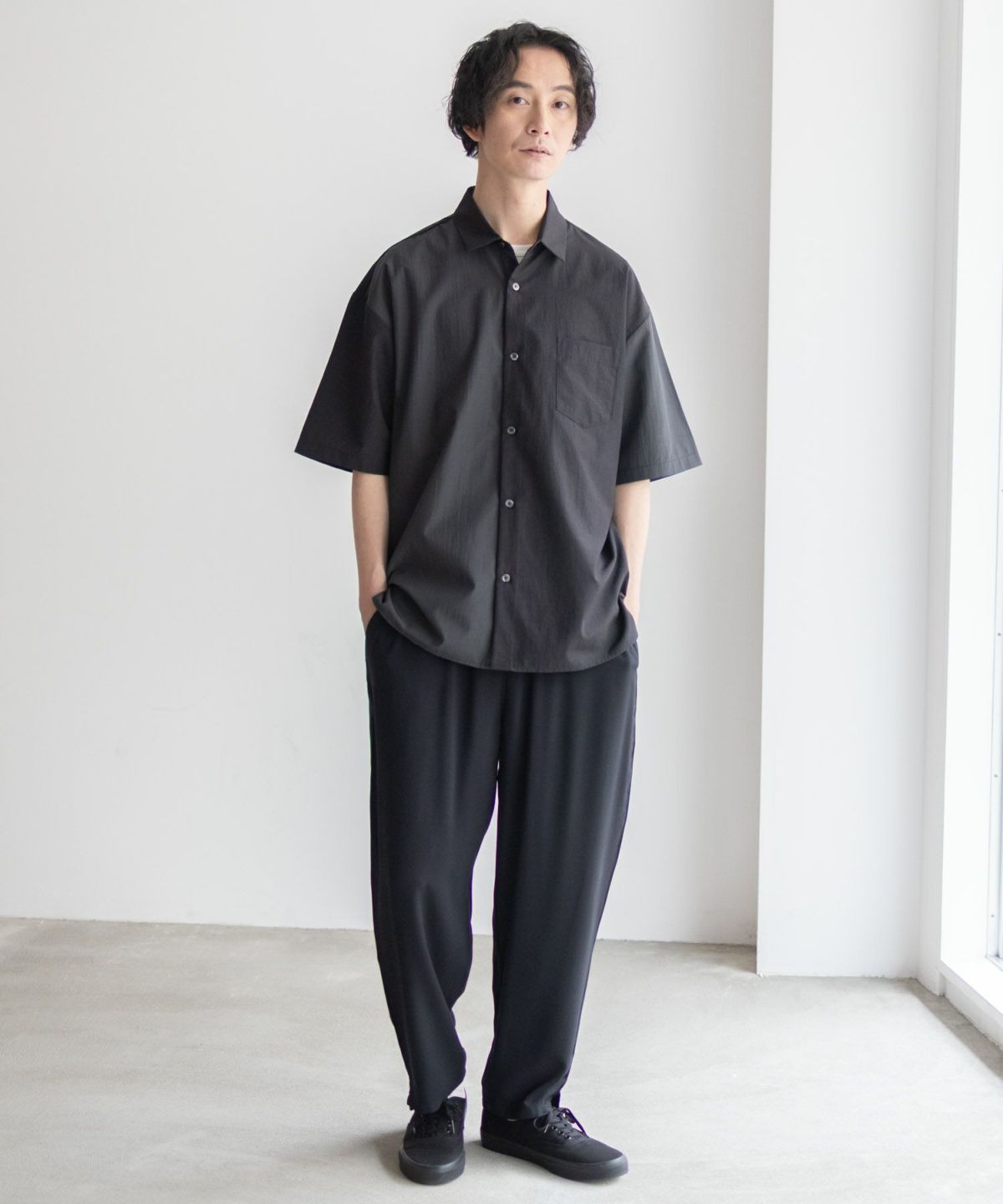 URBAN COLLECTION カラー半袖シャツ メンズ