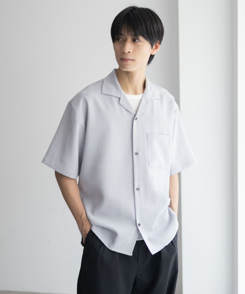 URBAN COLLECTION リネンライクルーズシャツ メンズ商品画像-1