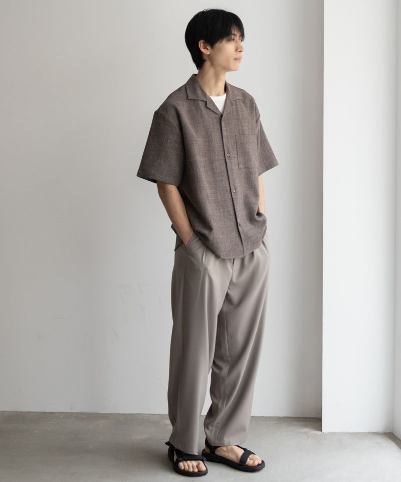 URBAN COLLECTION  リネンライクルーズシャツ メンズ商品画像-17