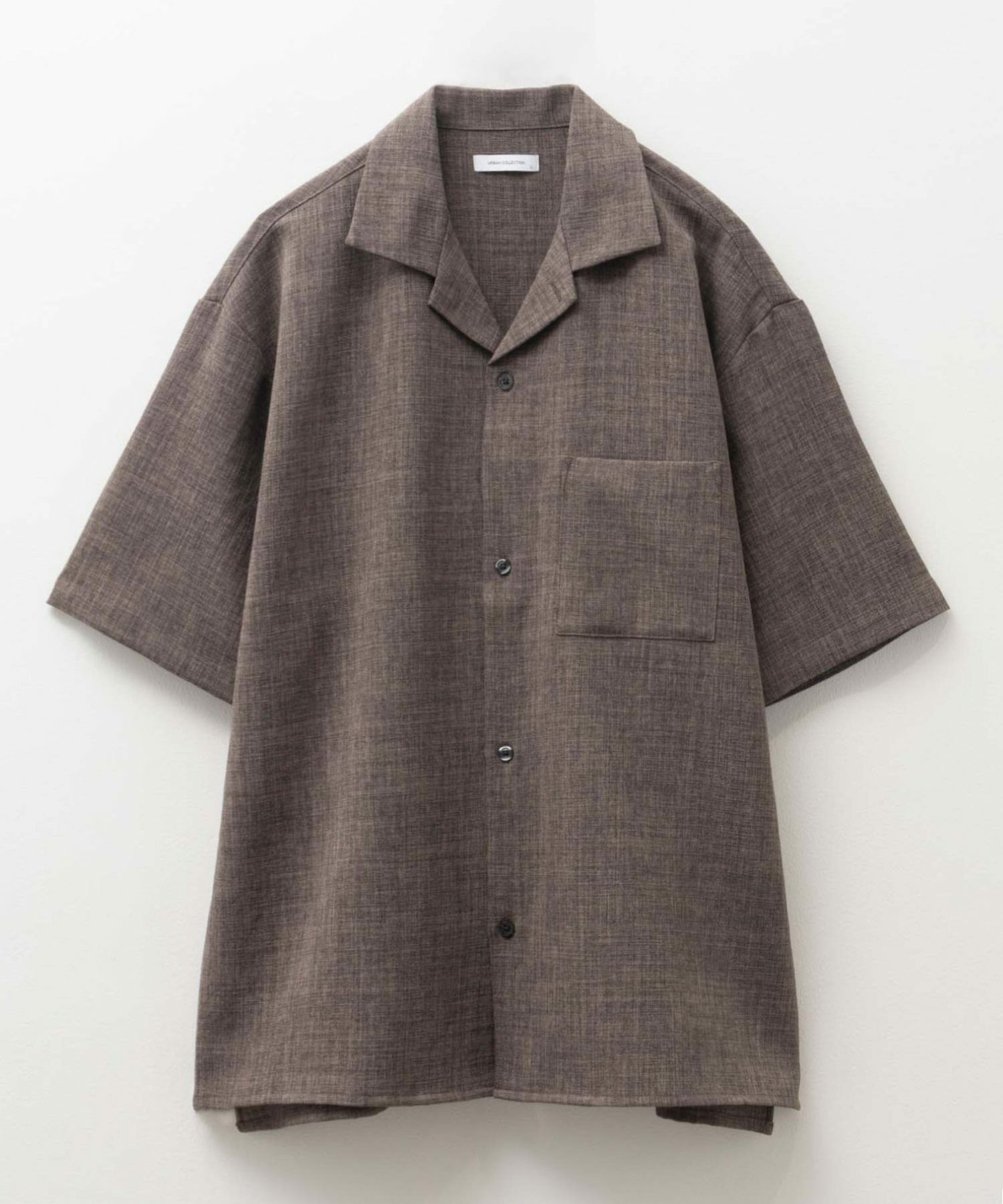 URBAN COLLECTION リネンライクルーズシャツ メンズ