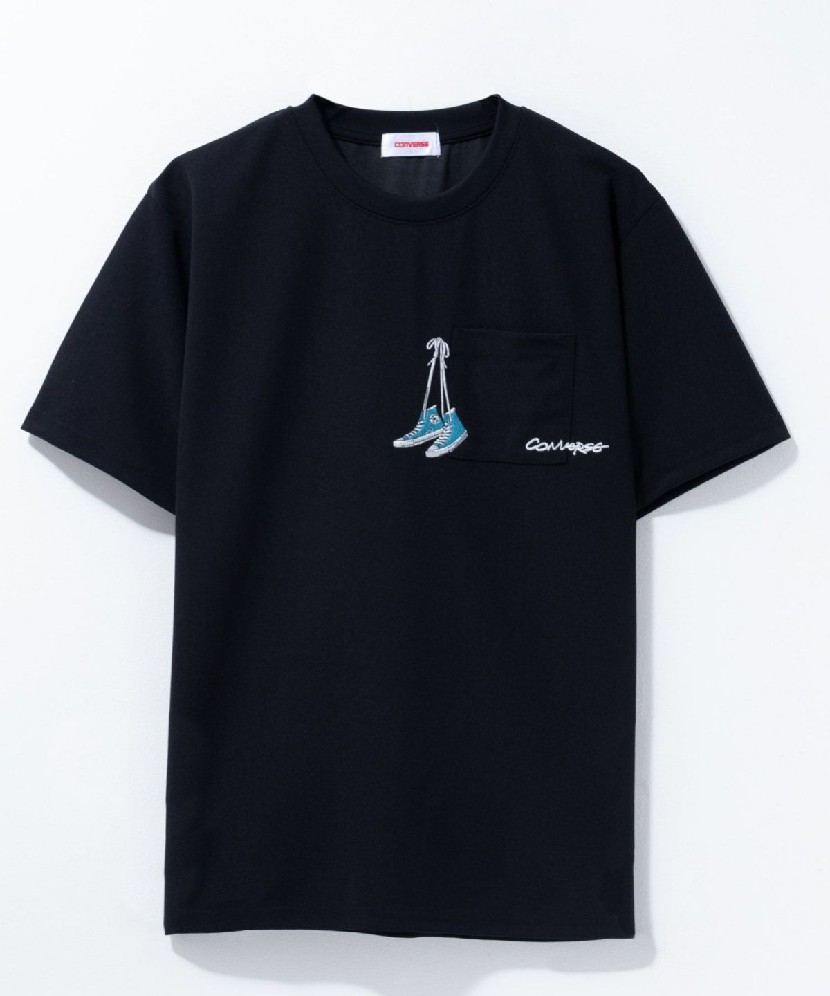 CONVERSE ポンチ素材 ドライTシャツ メンズ ネコポス 対応商品