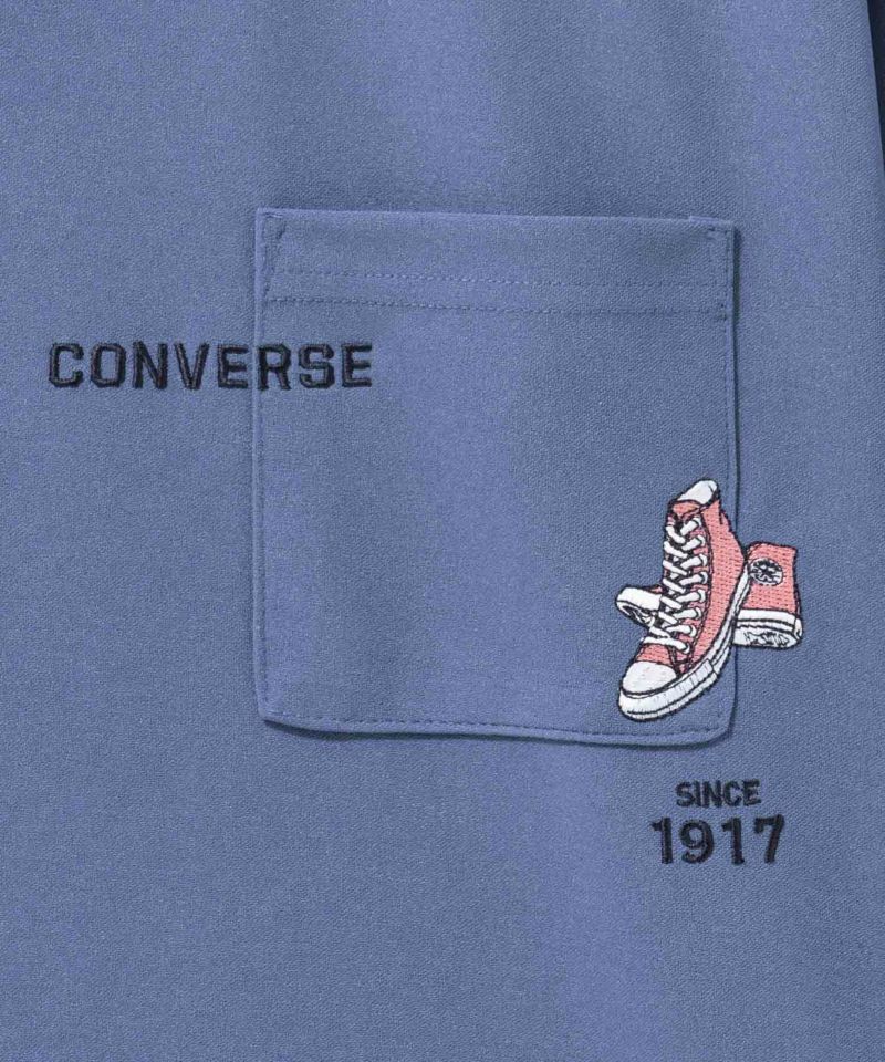 CONVERSE ポンチ素材 ドライTシャツ メンズ メール便 対応商品商品画像-13