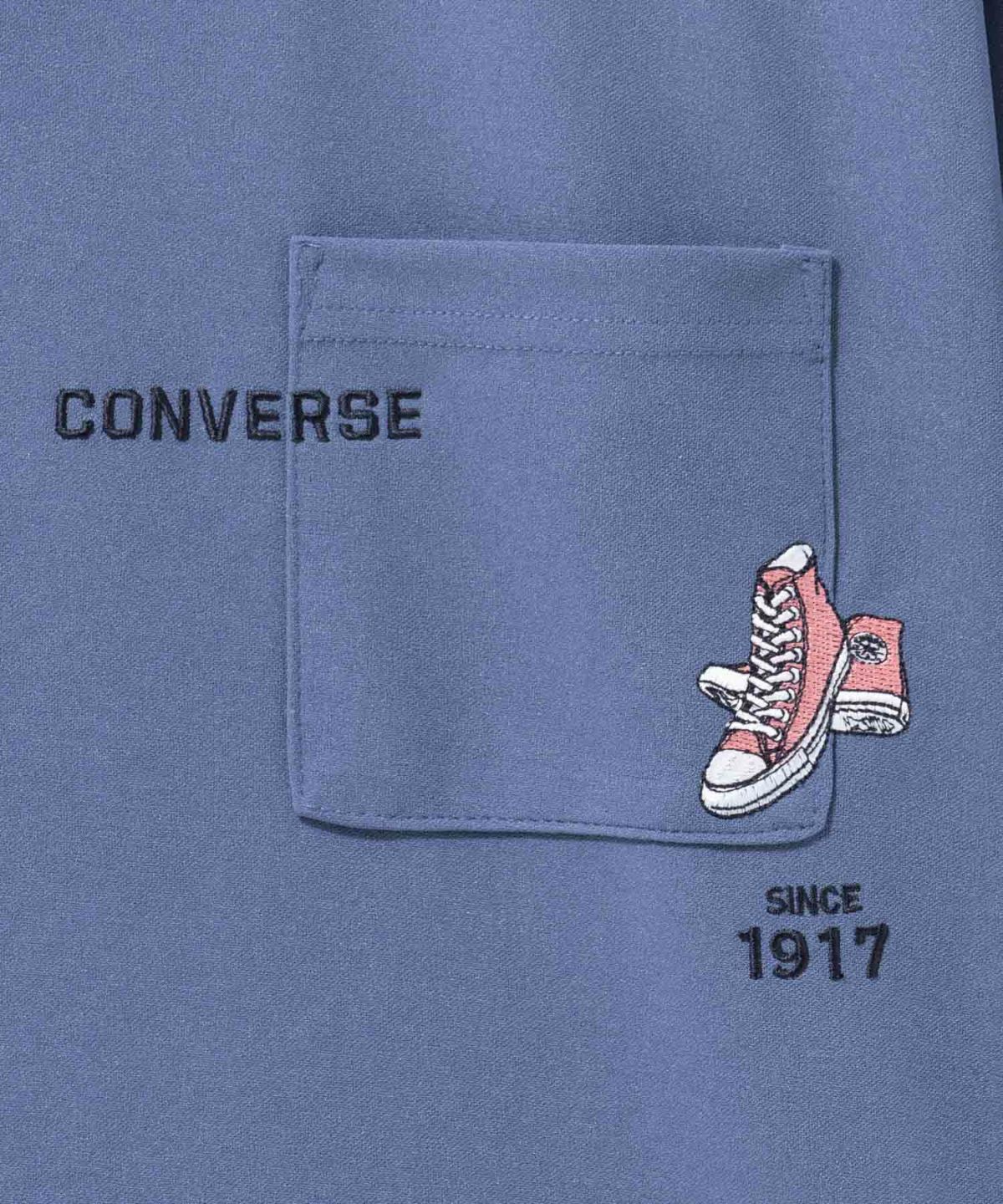 CONVERSE ポンチ素材 ドライTシャツ メンズ ネコポス 対応商品
