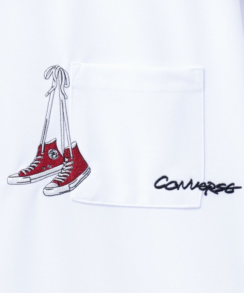 CONVERSE  ポンチ素材 ドライTシャツ メンズ メール便 対応商品商品画像-14