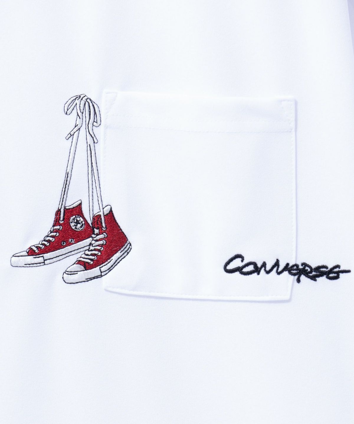 CONVERSE ポンチ素材 ドライTシャツ メンズ ネコポス 対応商品