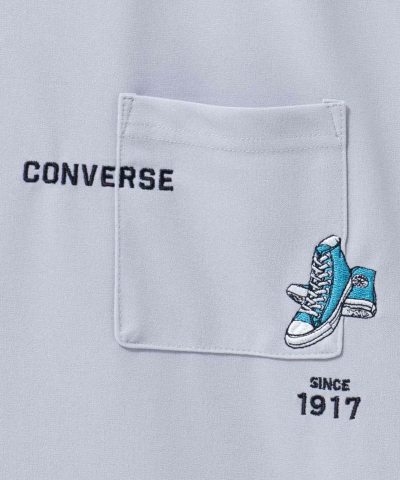 CONVERSE ポンチ素材 ドライTシャツ メンズ メール便 対応商品商品画像-15