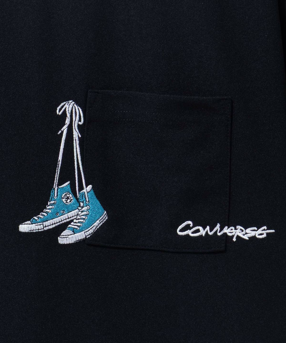 CONVERSE ポンチ素材 ドライTシャツ メンズ ネコポス 対応商品