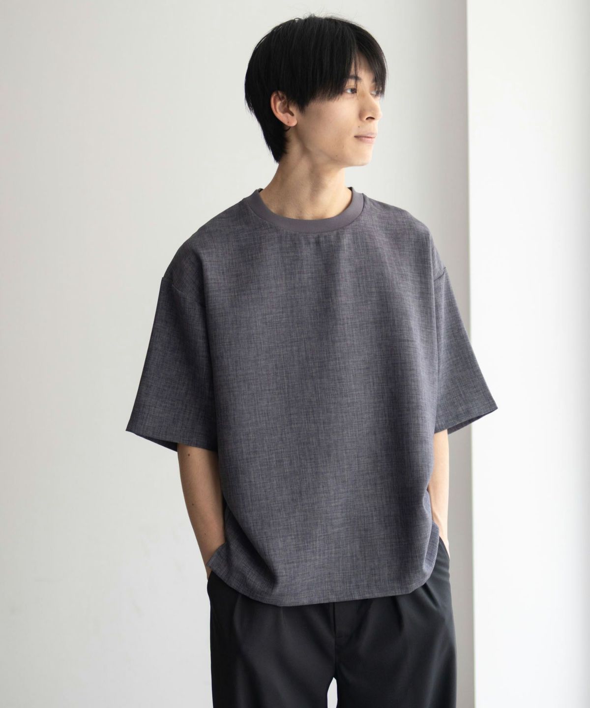 URBAN COLLECTION リネンライクTシャツ メンズ ネコポス 対応商品