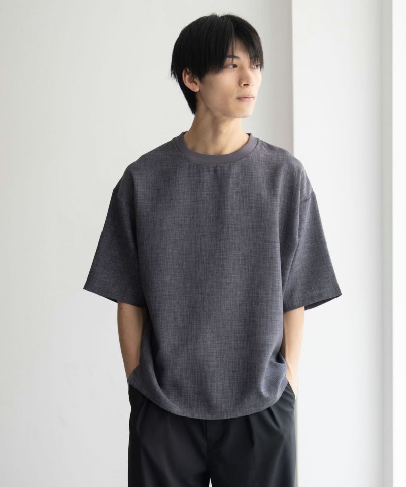 速くおよび自由な URBAN COLLECTION リネンライクTシャツ メンズ トップス
