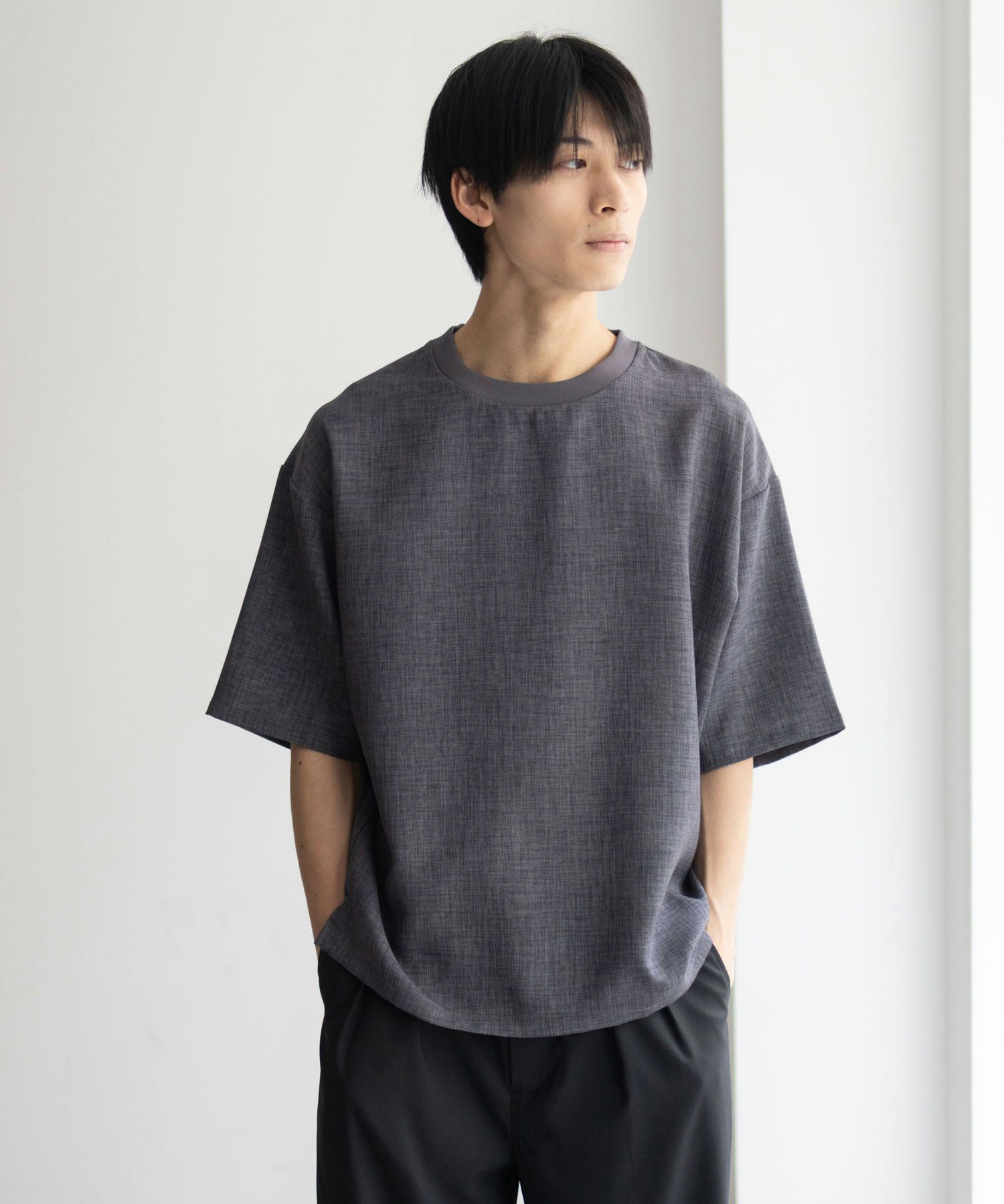 URBAN COLLECTION  リネンライクTシャツ メンズ メール便 対応商品商品サムネイル-4