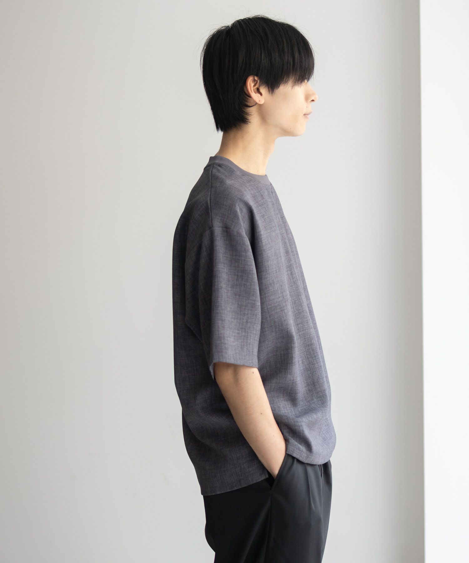 URBAN COLLECTION  リネンライクTシャツ メンズ メール便 対応商品商品サムネイル-7
