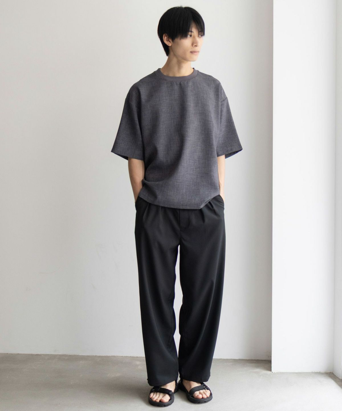 URBAN COLLECTION リネンライクTシャツ メンズ ネコポス 対応商品