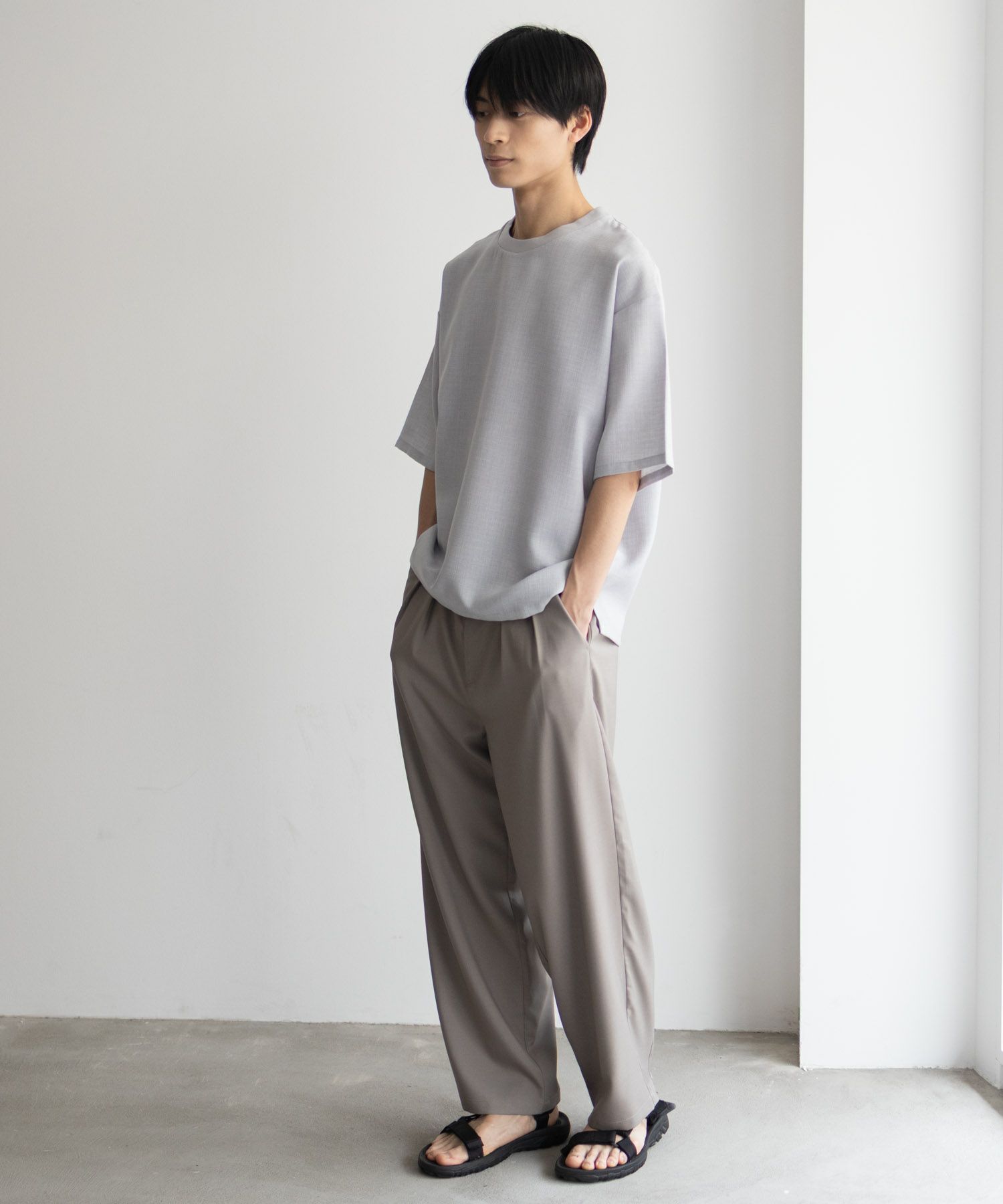 URBAN COLLECTION  リネンライクTシャツ メンズ メール便 対応商品商品画像-13