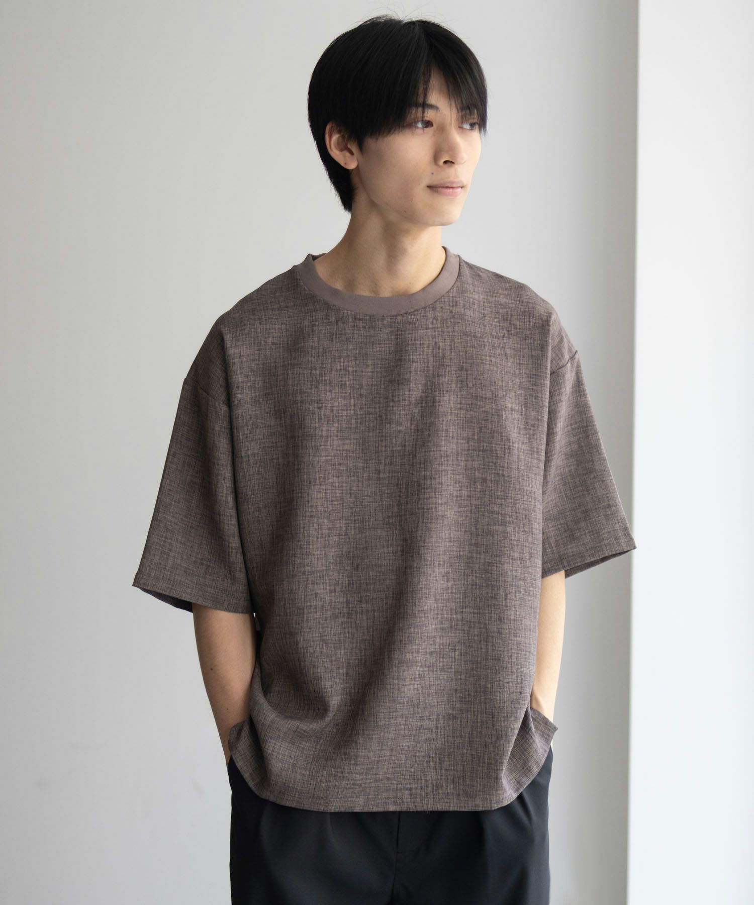 URBAN COLLECTION  リネンライクTシャツ メンズ メール便 対応商品商品サムネイル-14