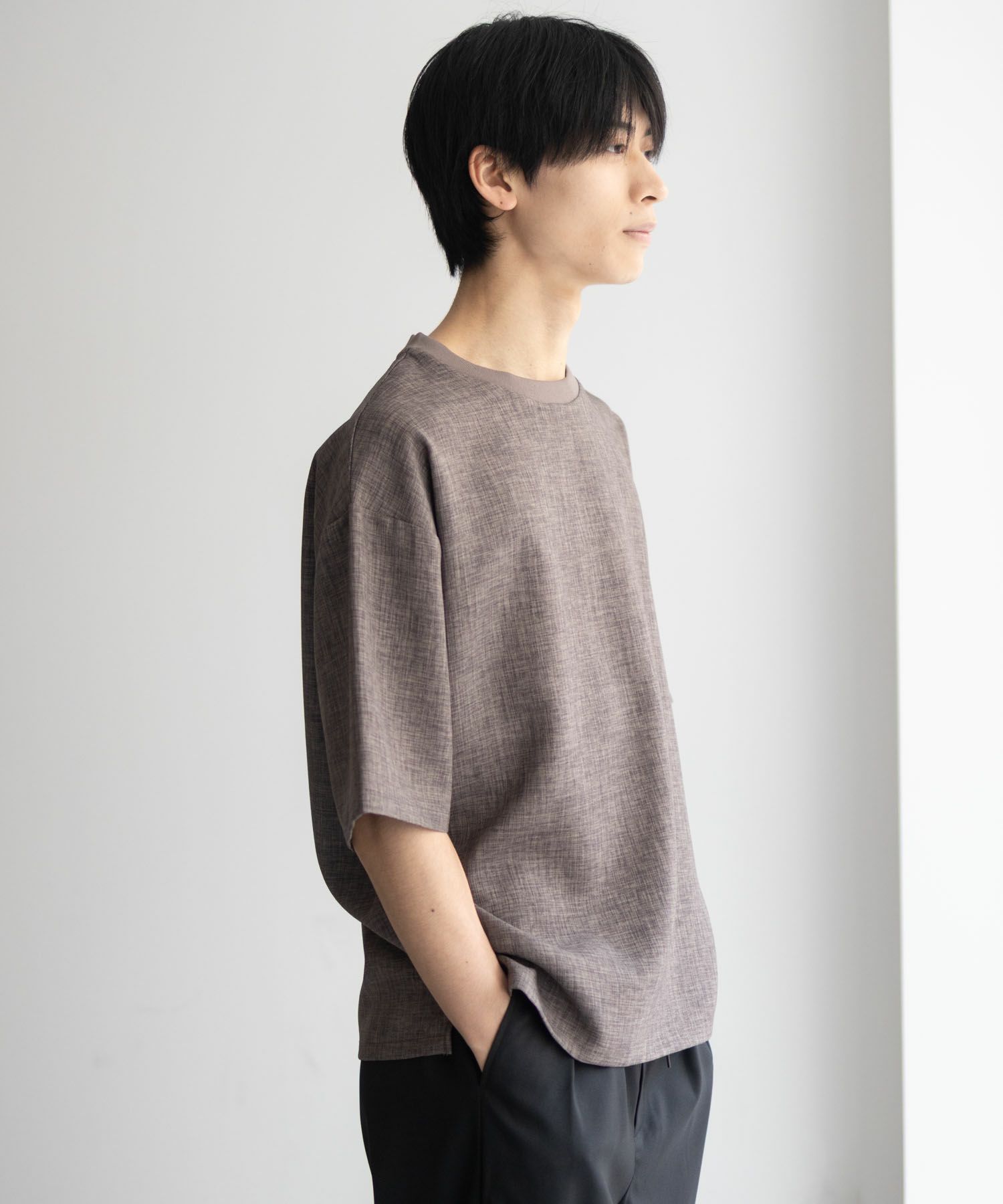 URBAN COLLECTION リネンライクTシャツ メンズ ネコポス 対応商品