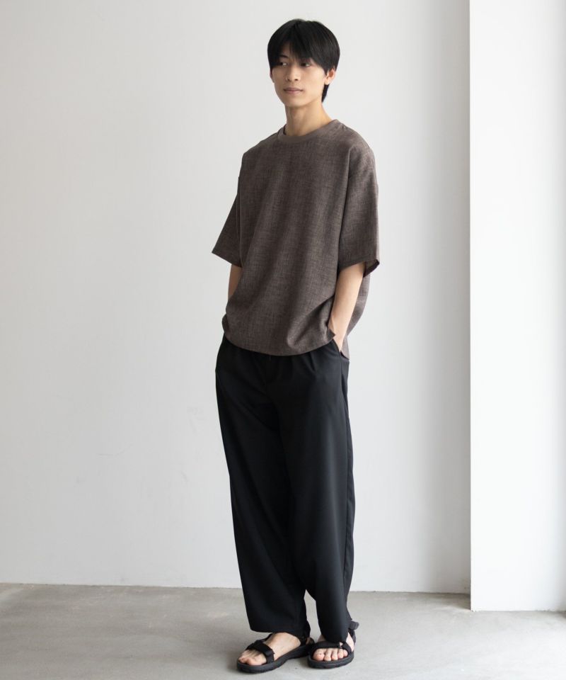 URBAN COLLECTION  リネンライクTシャツ メンズ メール便 対応商品商品画像-17