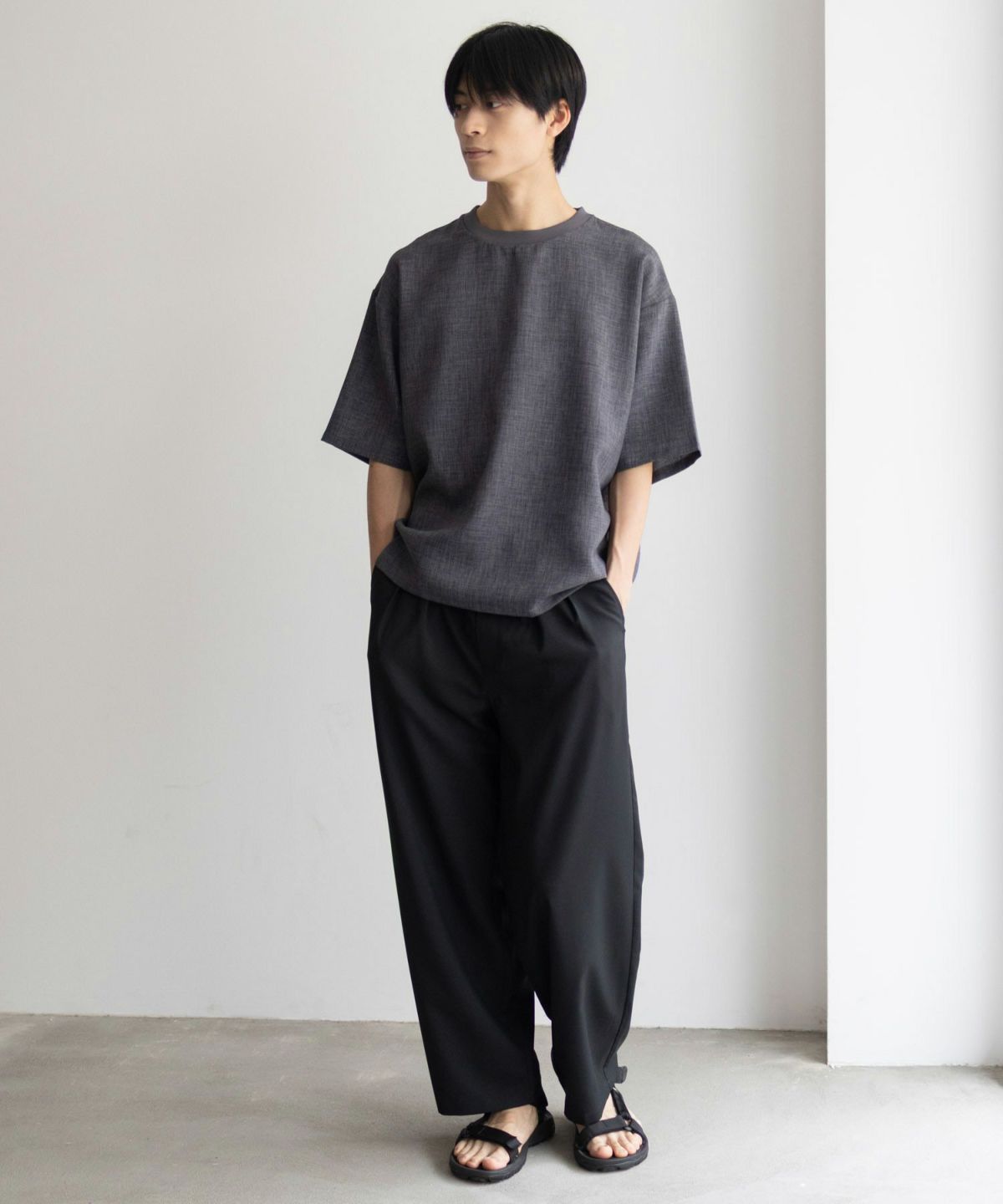 URBAN COLLECTION リネンライクTシャツ メンズ ネコポス 対応商品