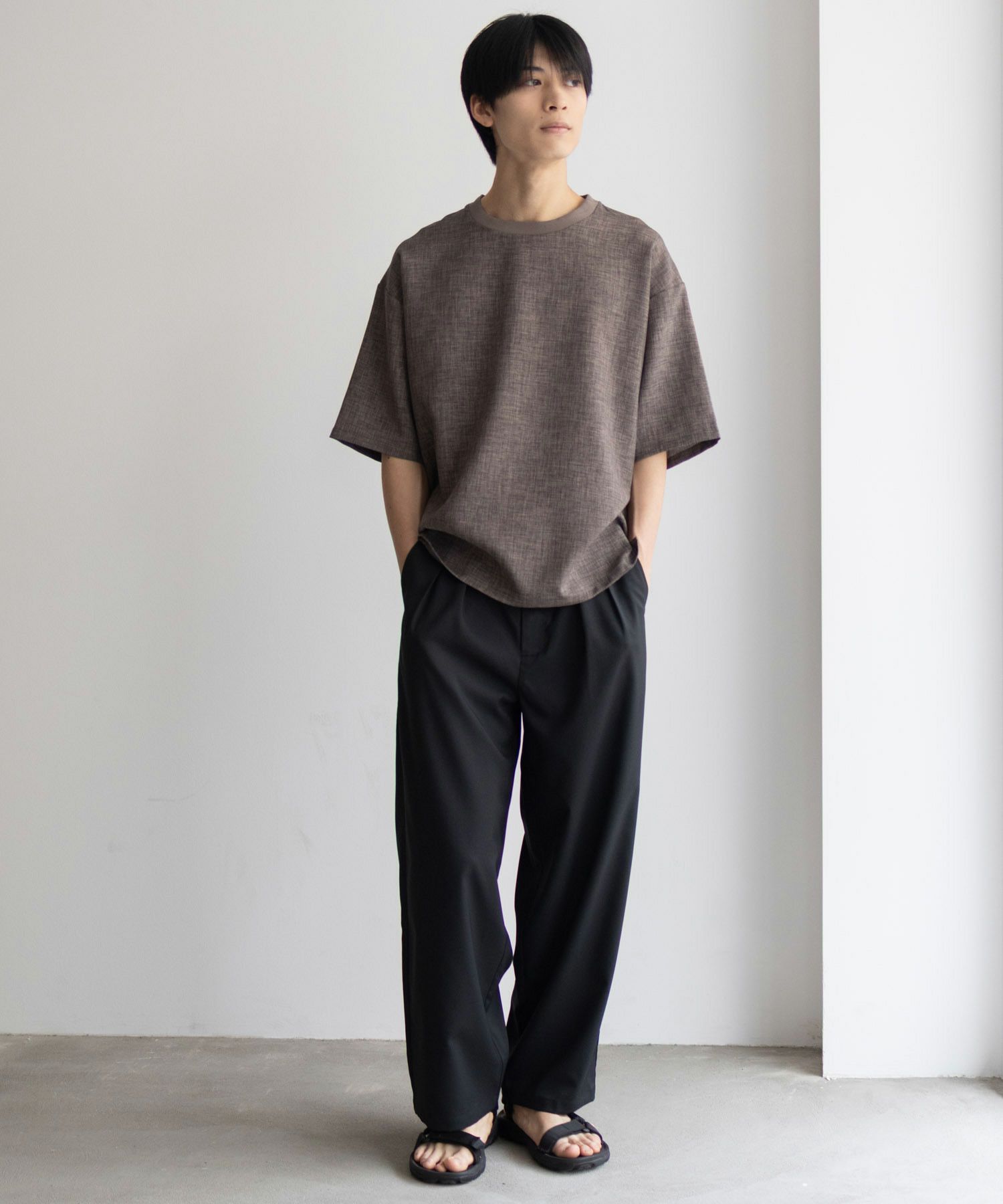 URBAN COLLECTION リネンライクTシャツ メンズ ネコポス 対応商品