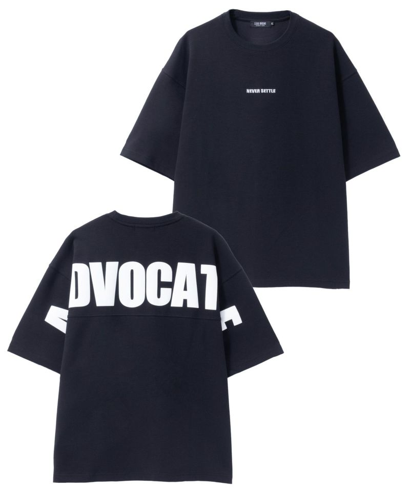 ポンチ素材 バックプリントTシャツ メンズ メール便 対応商品商品画像-1