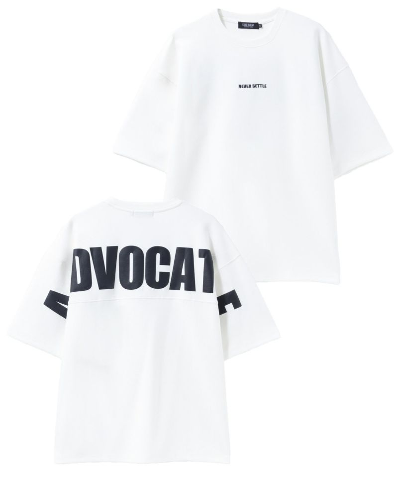 ポンチ素材 バックプリントTシャツ メンズ メール便 対応商品商品画像-2