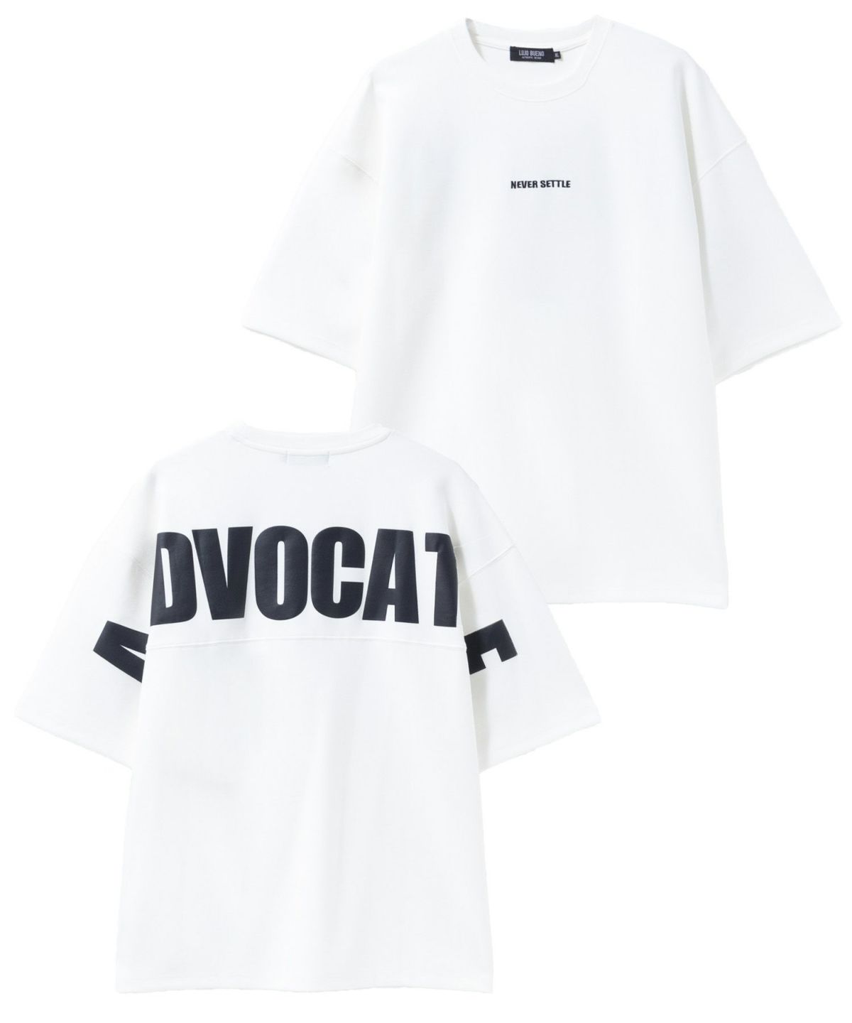 ポンチ素材 バックプリントTシャツ メンズ ネコポス 対応商品