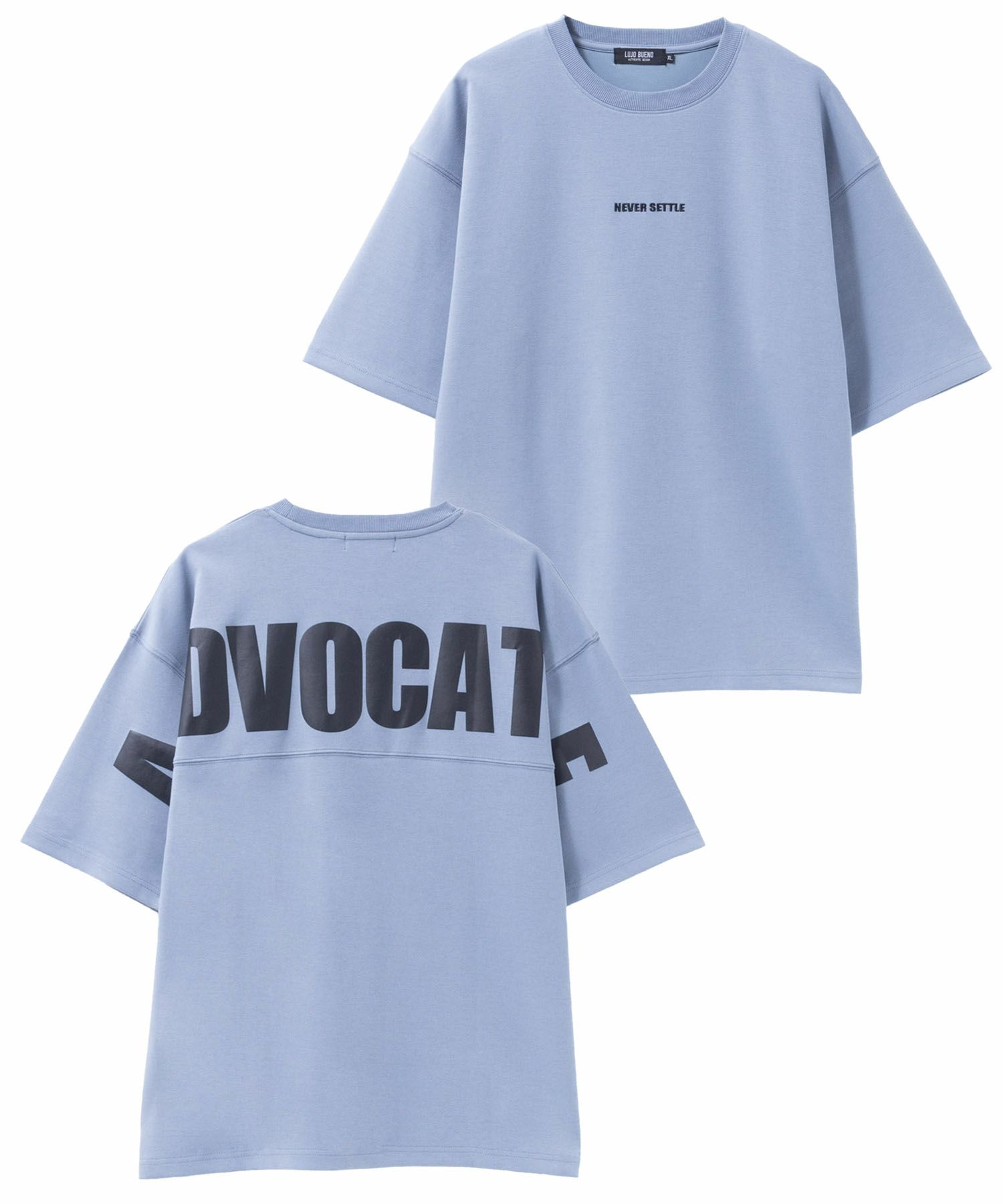 ポンチ素材 バックプリントTシャツ メンズ メール便 対応商品商品画像-3