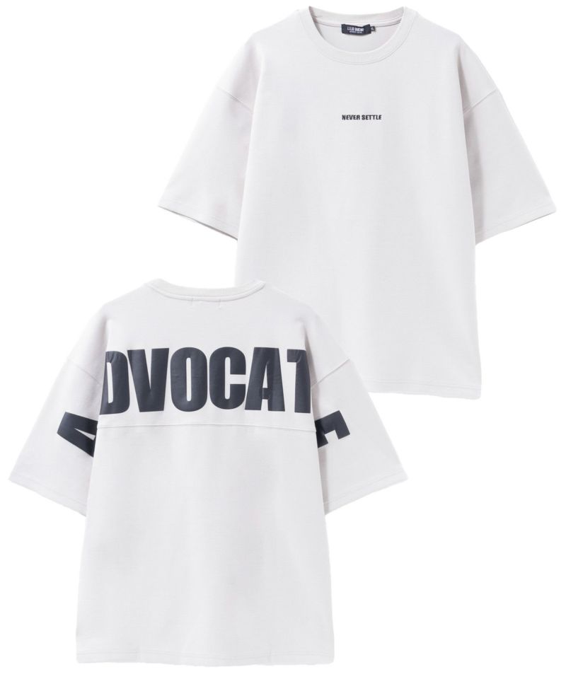 ポンチ素材 バックプリントTシャツ メンズ メール便 対応商品商品画像-4