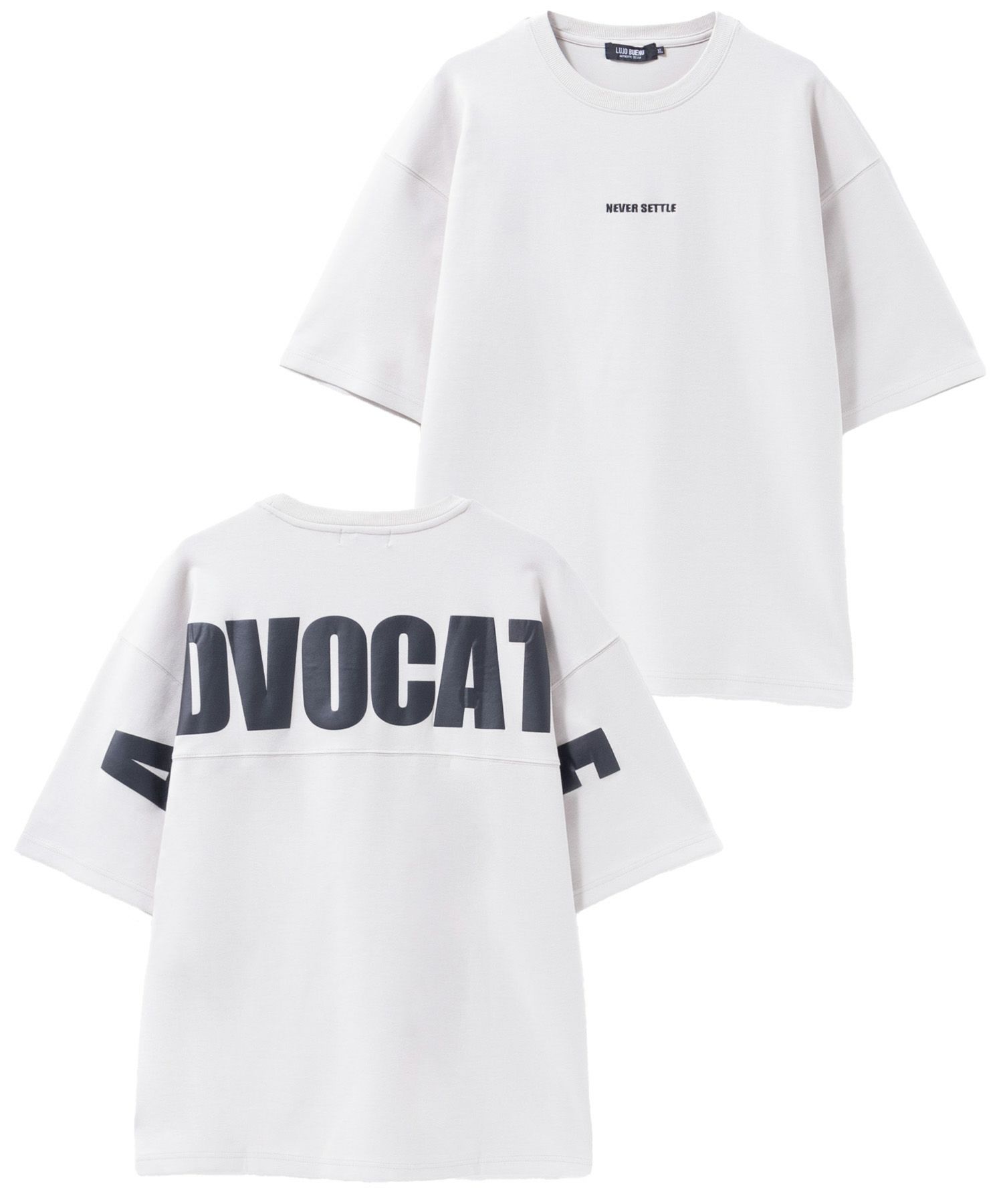 ポンチ素材 バックプリントTシャツ メンズ ネコポス 対応商品