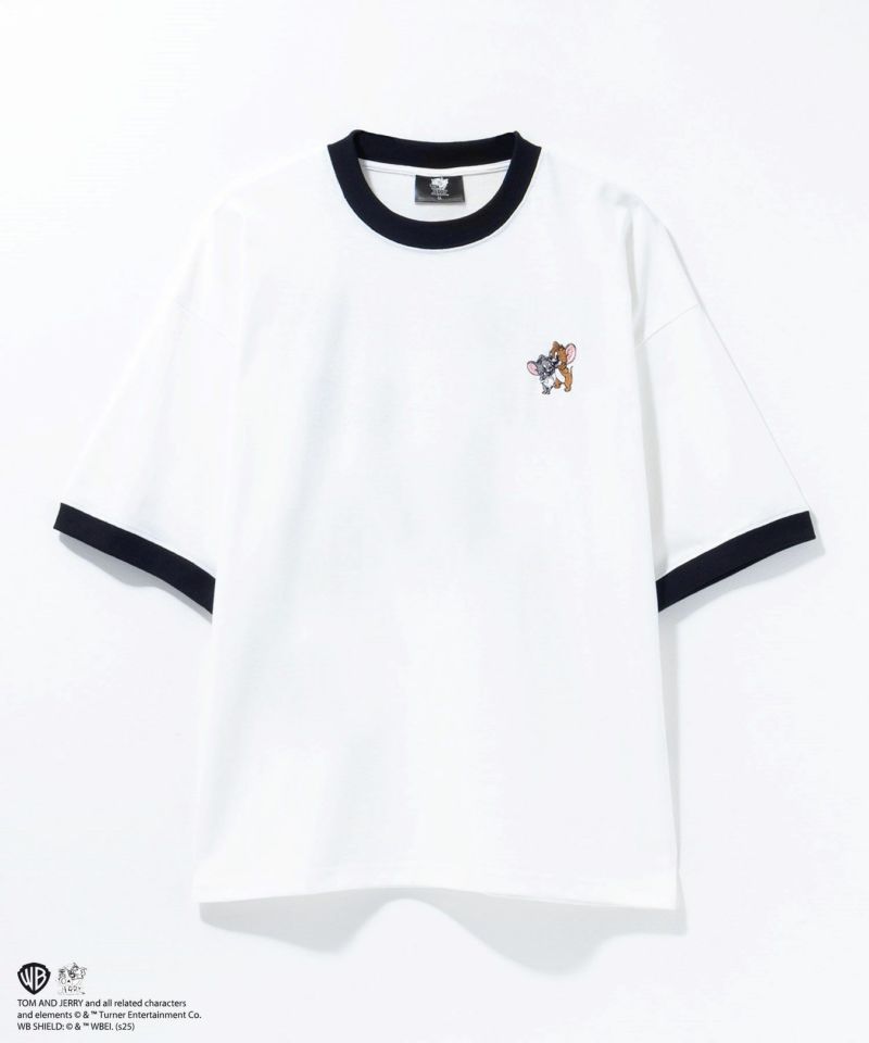 Tom and Jerry レトロリンガーネックTシャツ メンズ メール便 対応商品商品画像-2