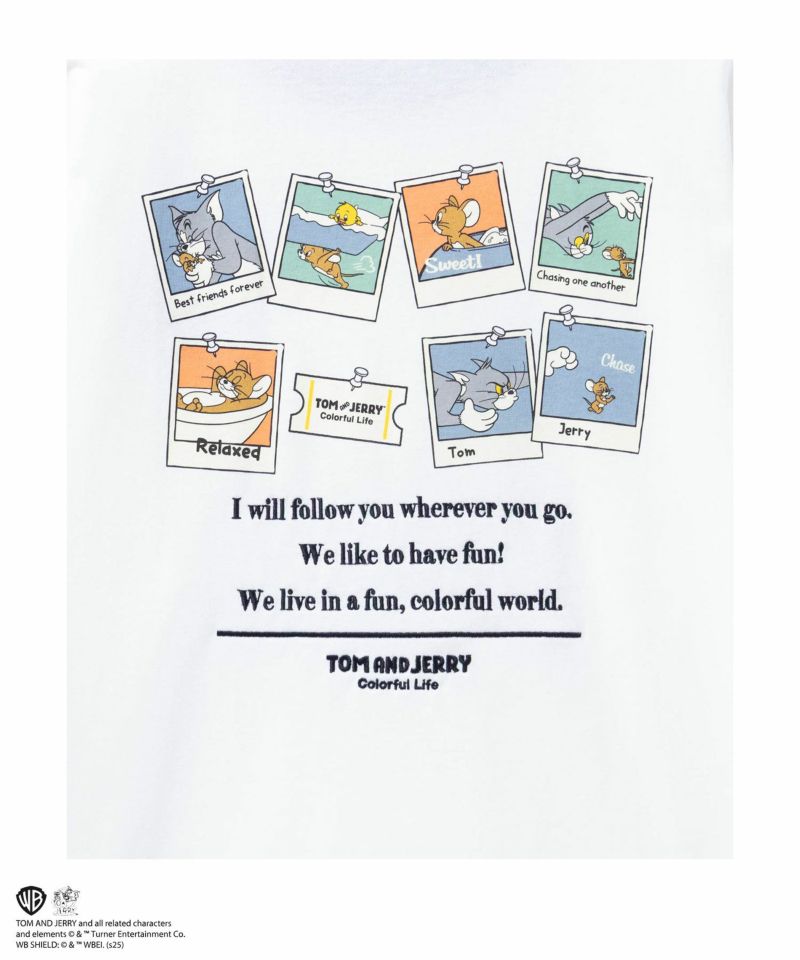 Tom and Jerry レトロリンガーネックTシャツ メンズ メール便 対応商品商品画像-6