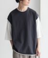URBAN COLLECTION カットサッカーベストレイヤードTシャツ メンズ商品サムネイル-2