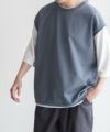 URBAN COLLECTION カットサッカーベストレイヤードTシャツ メンズ商品サムネイル-17