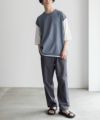 URBAN COLLECTION カットサッカーベストレイヤードTシャツ メンズ商品サムネイル-20