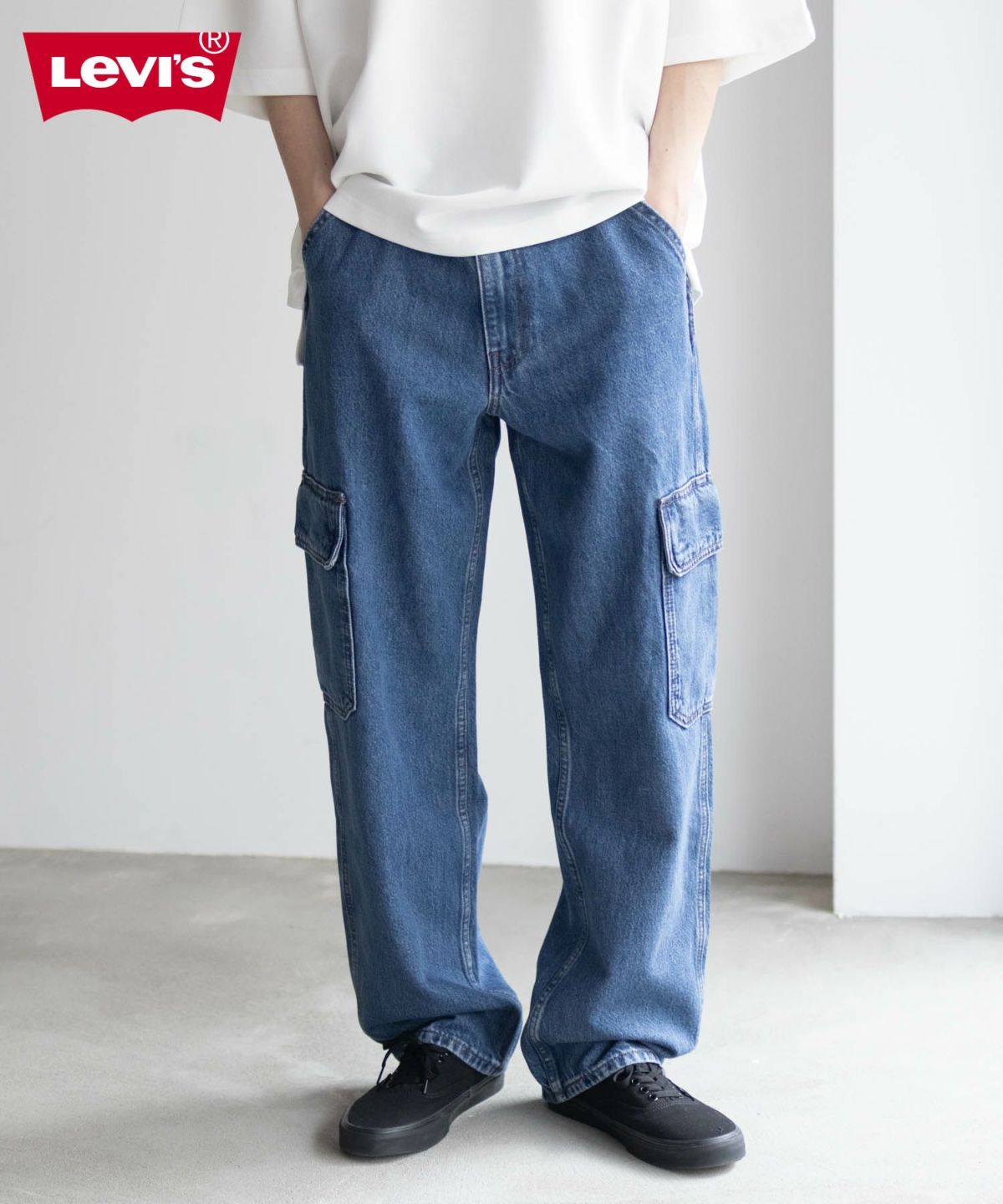 Levi's 568 ルーズストレート カーゴパンツ メンズ