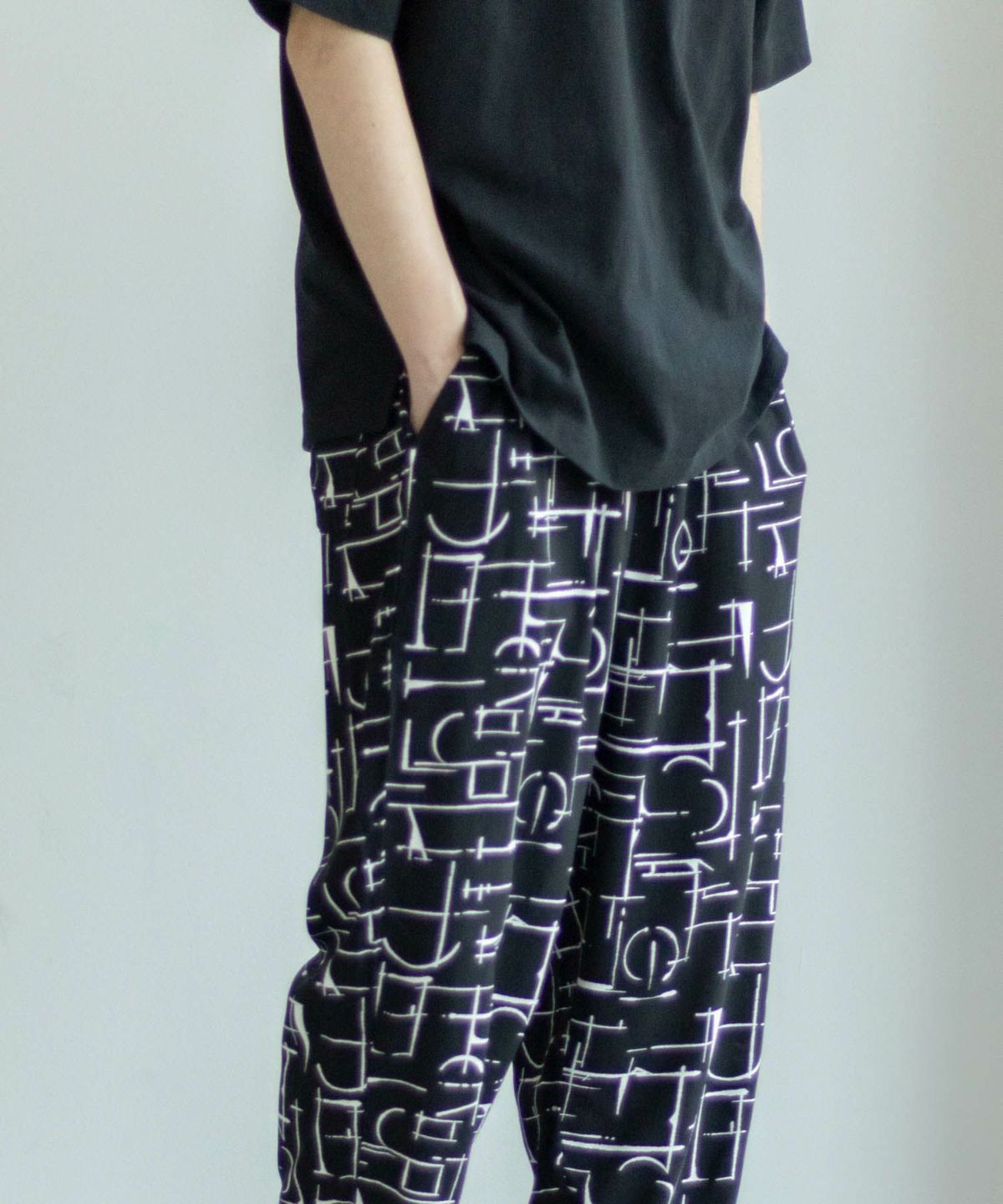 NAVY SARARI レーヨンアンクルパンツ メンズ