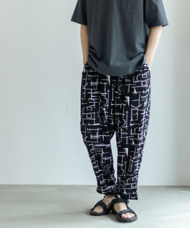 [期間限定価格]NAVY SARARI  レーヨンアンクルパンツ メンズ商品画像-7