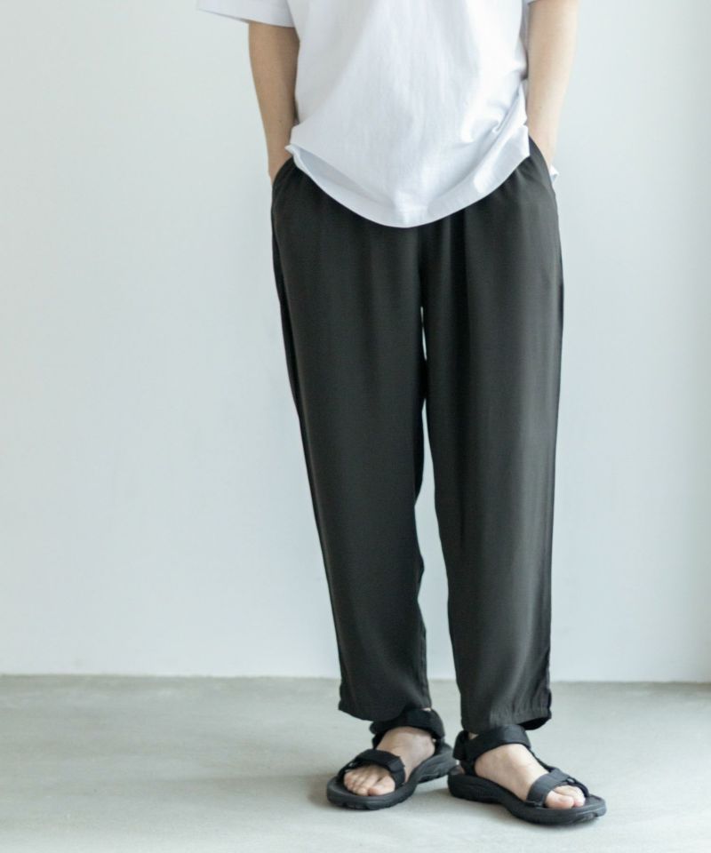 [期間限定価格]NAVY SARARI  レーヨンアンクルパンツ メンズ商品画像-11