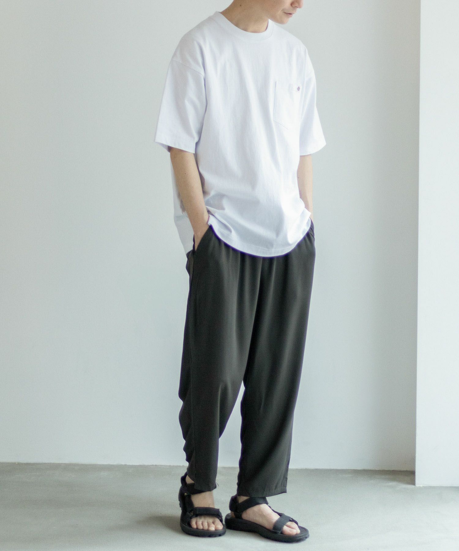 [期間限定価格]NAVY SARARI  レーヨンアンクルパンツ メンズ商品サムネイル-14