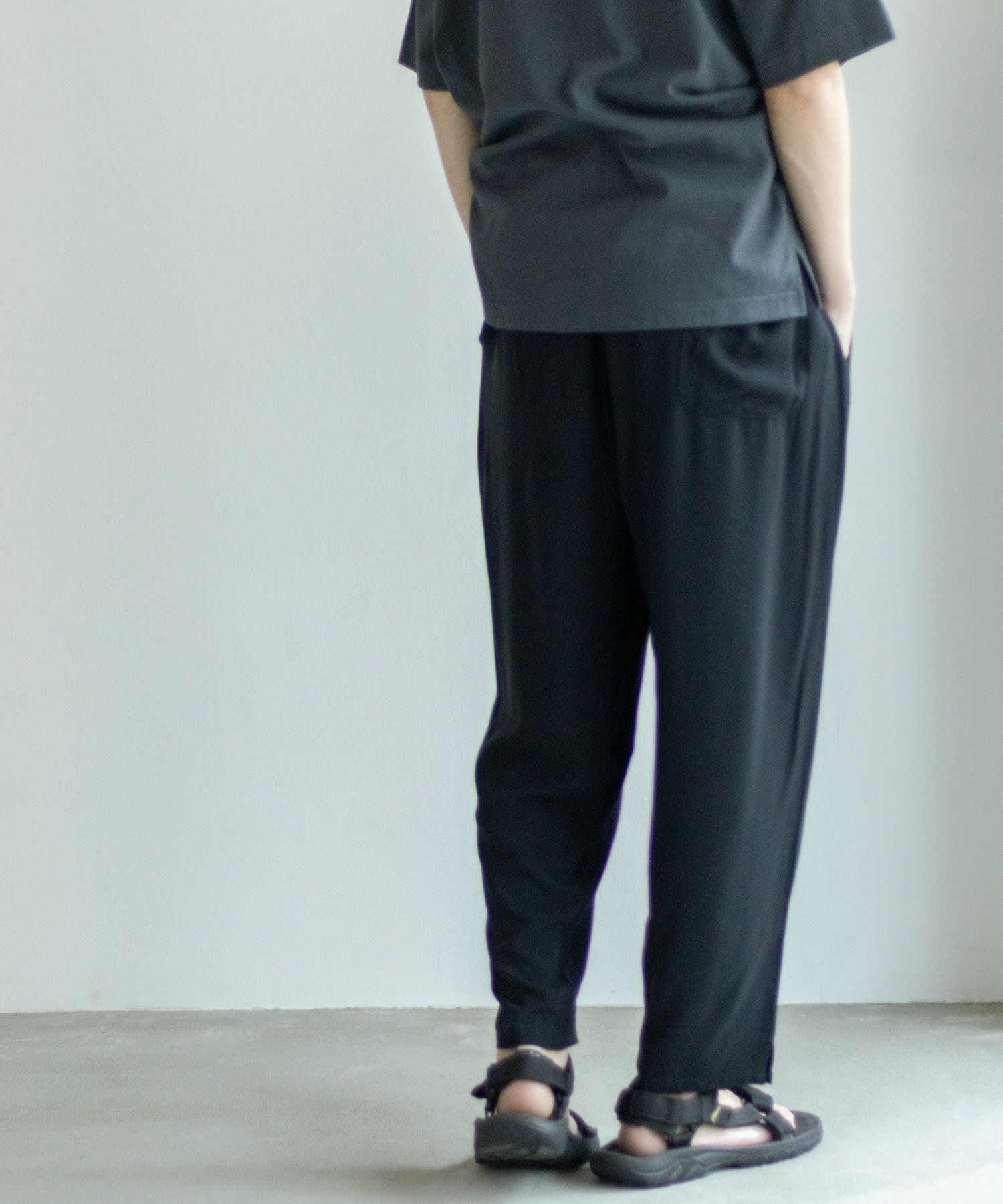 [期間限定価格]NAVY SARARI  レーヨンアンクルパンツ メンズ商品サムネイル-17
