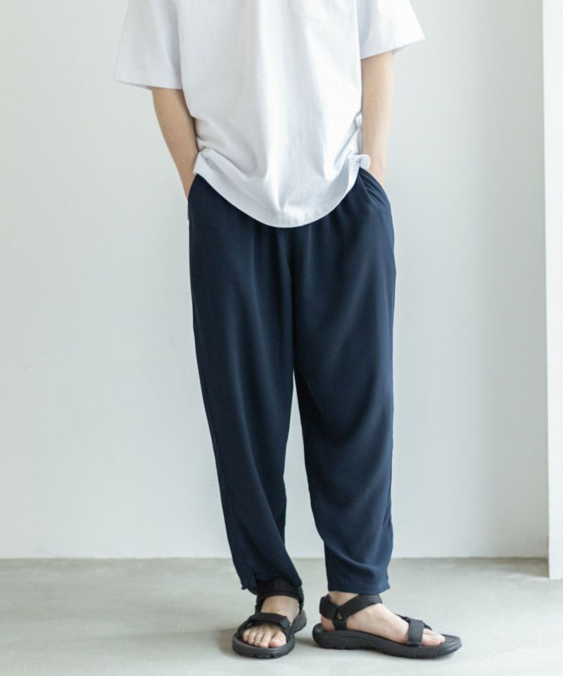 [期間限定価格]NAVY SARARI  レーヨンアンクルパンツ メンズ商品画像-19