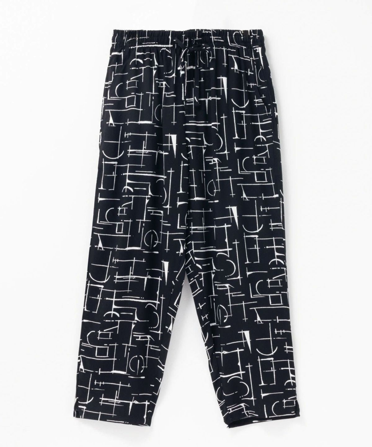 NAVY SARARI レーヨンアンクルパンツ メンズ