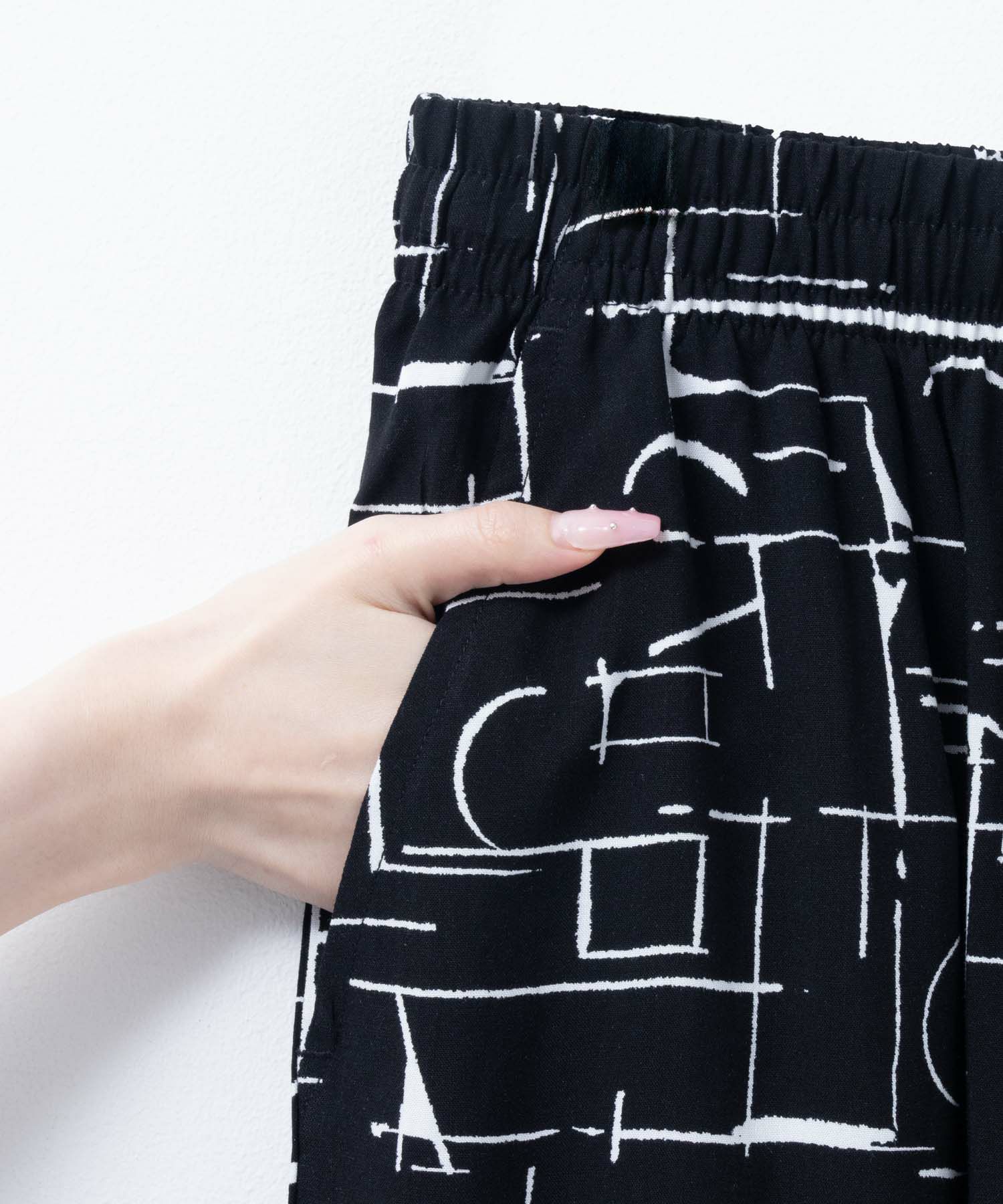 NAVY SARARI レーヨンアンクルパンツ メンズ