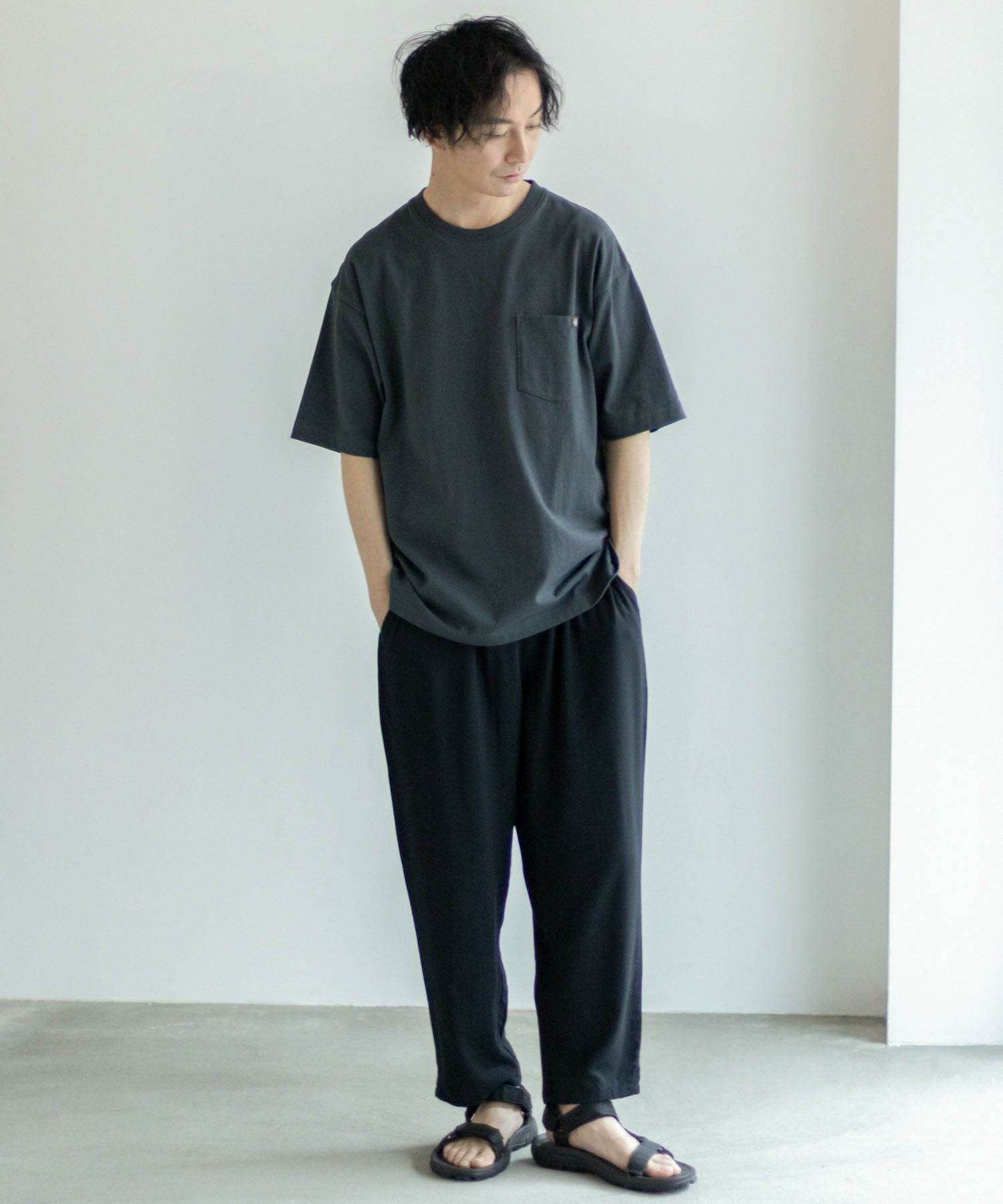 [期間限定価格]NAVY SARARI  レーヨンアンクルパンツ メンズ商品サムネイル-39