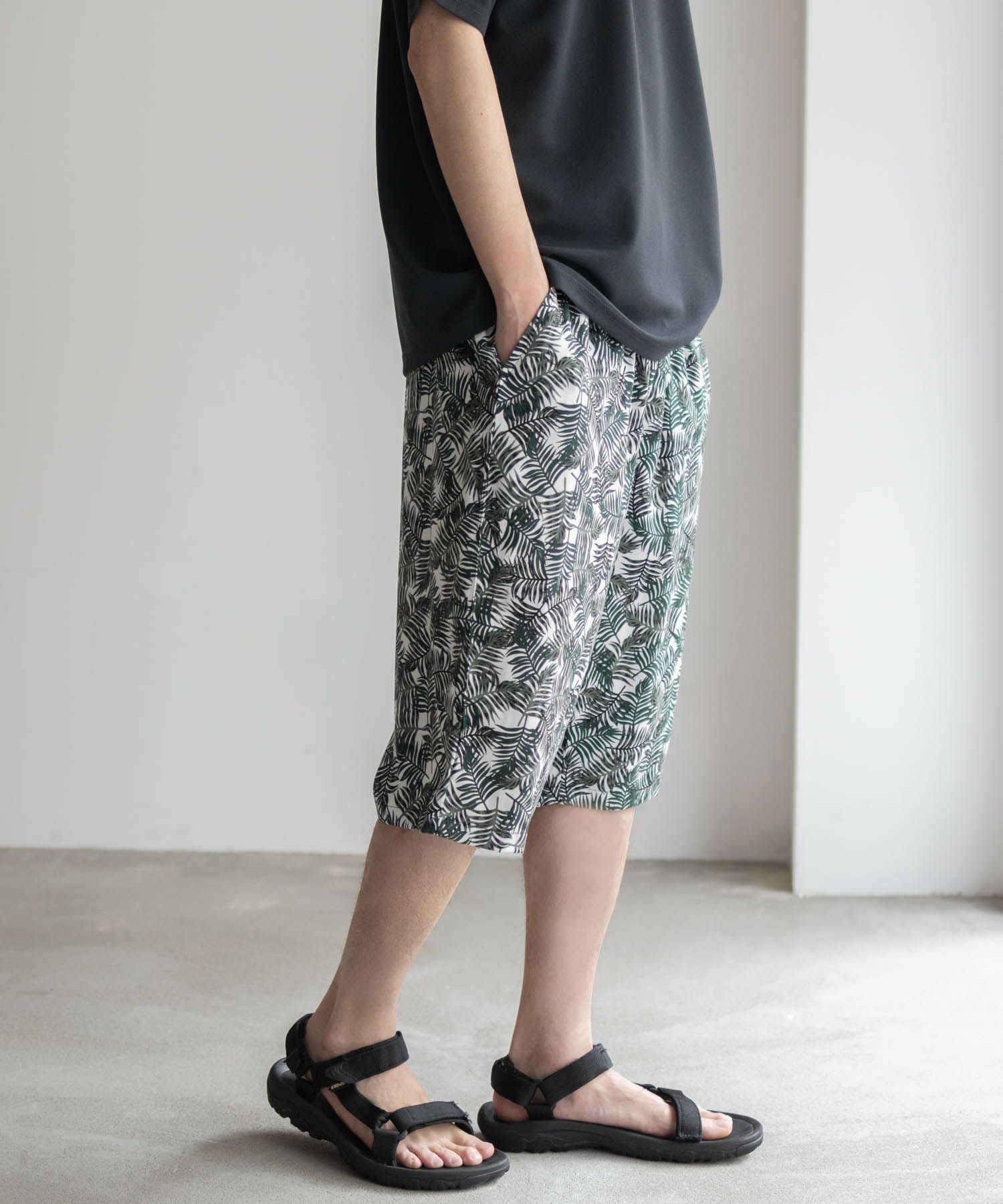 NAVY SARARI レーヨンステテコ 総柄 メンズ