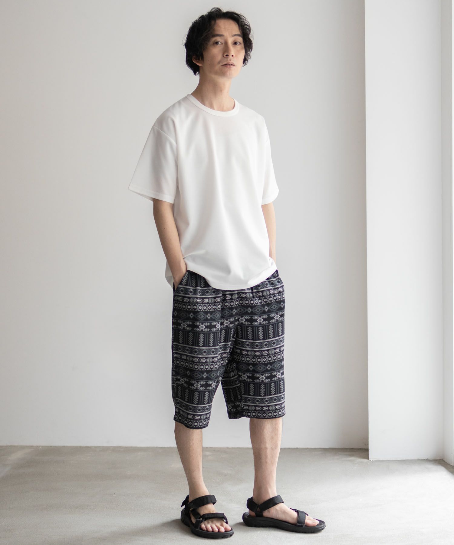 NAVY SARARI  レーヨンステテコ 総柄 メンズ商品画像-9