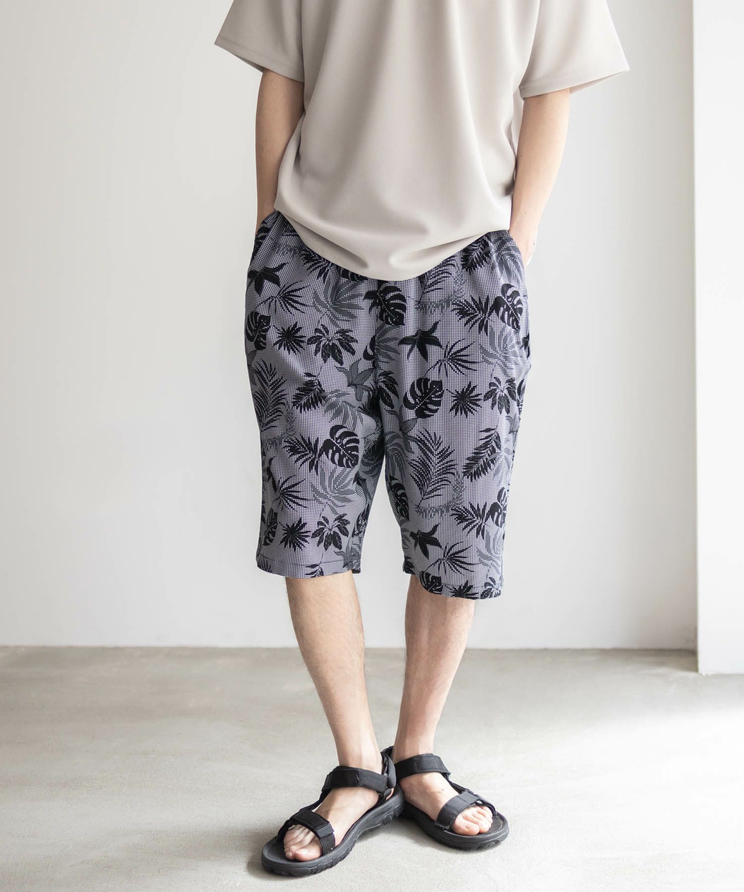 NAVY SARARI  レーヨンステテコ 総柄 メンズ商品画像-11