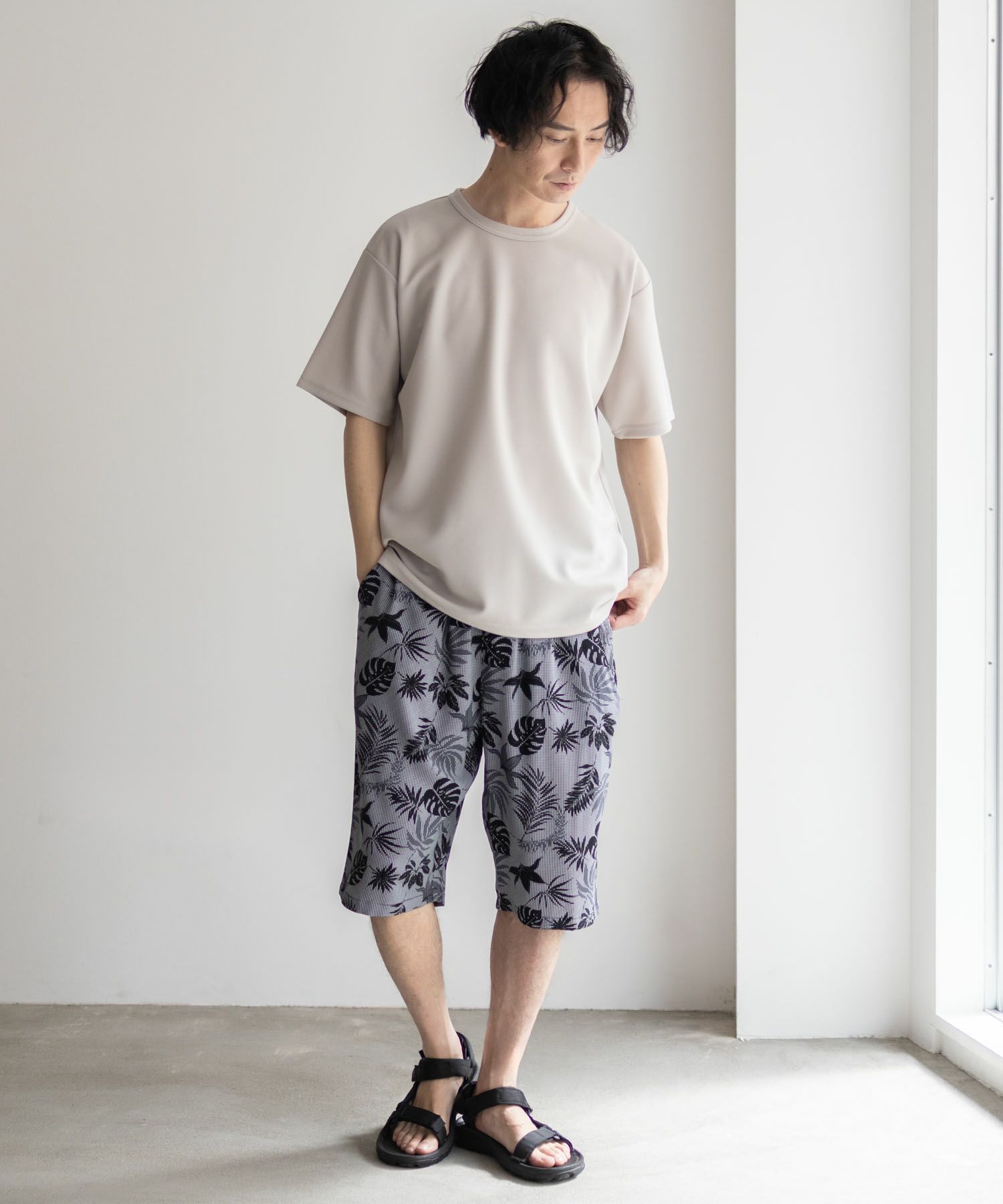 NAVY SARARI レーヨンステテコ 総柄 メンズ