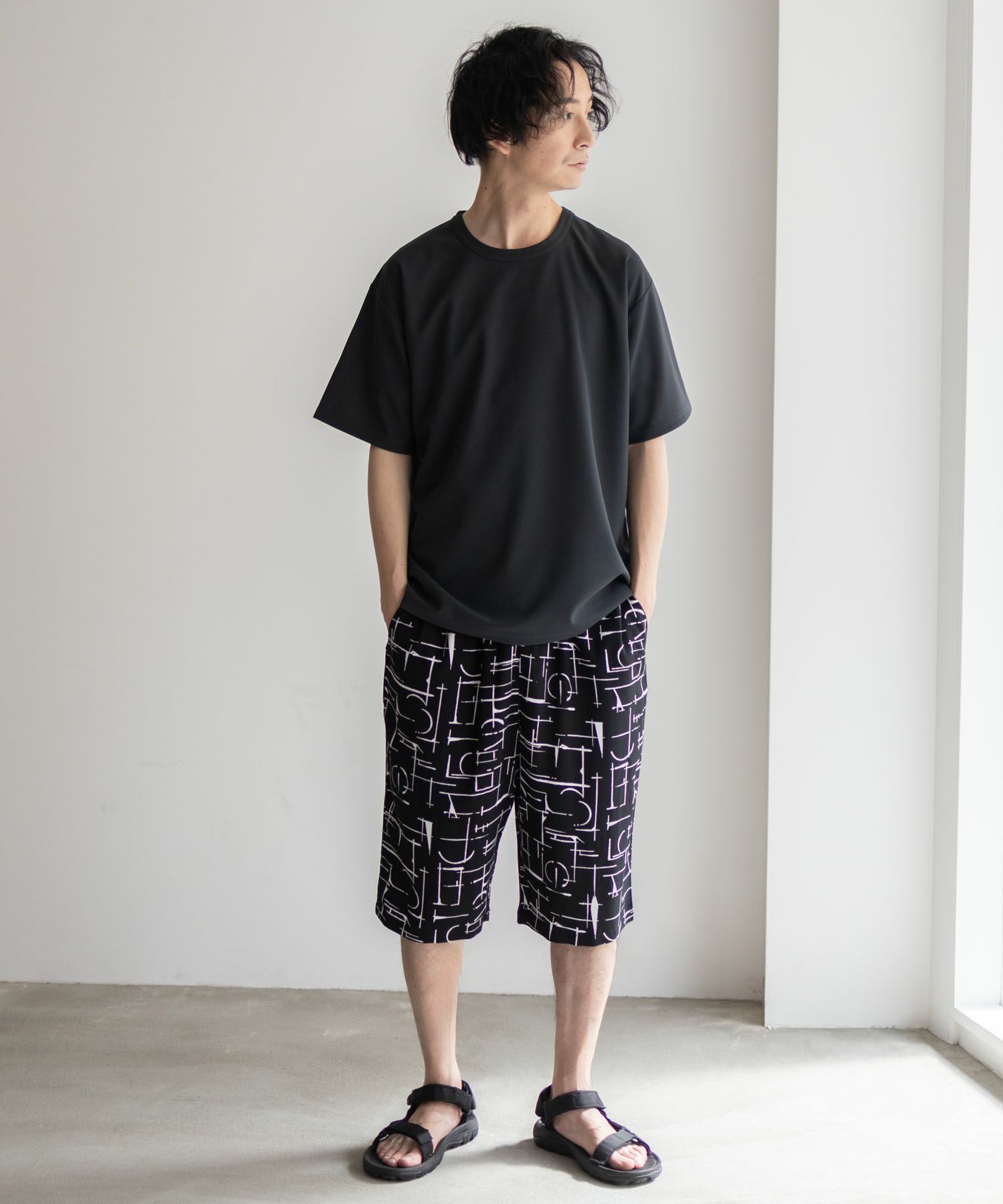 NAVY SARARI レーヨンステテコ 総柄 メンズ