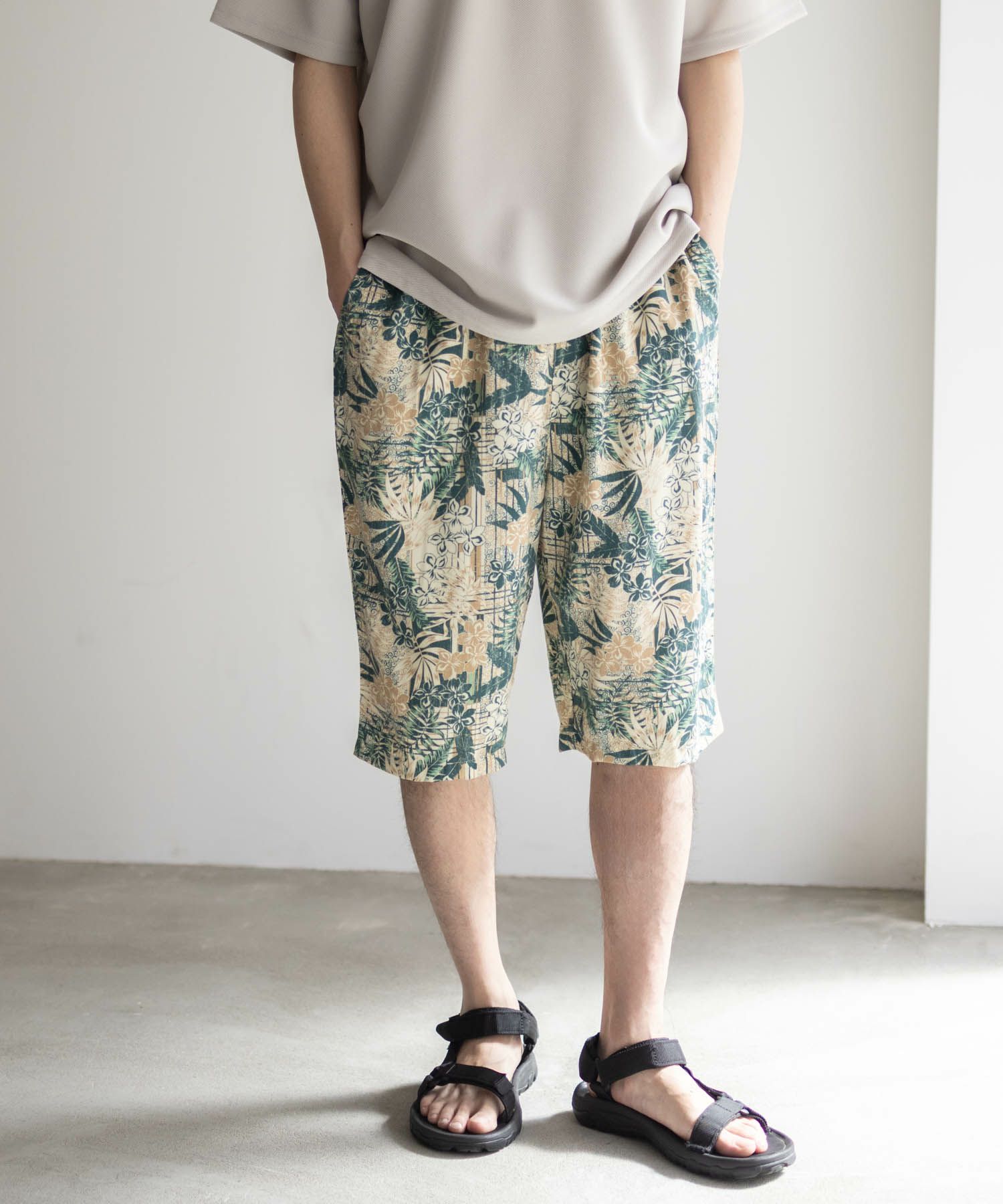 NAVY SARARI  レーヨンステテコ 総柄 メンズ商品画像-16