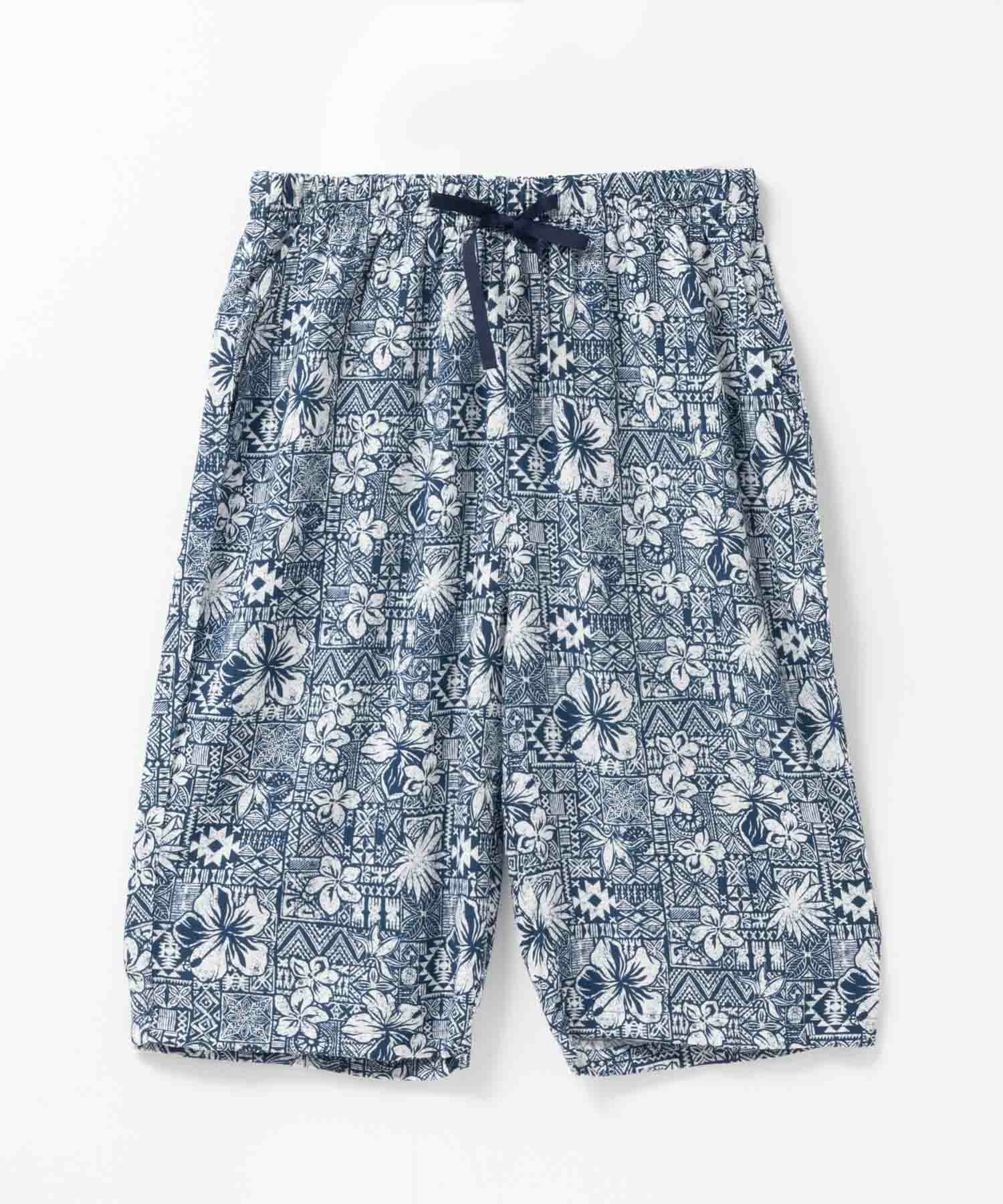 NAVY SARARI レーヨンステテコ 総柄 メンズ